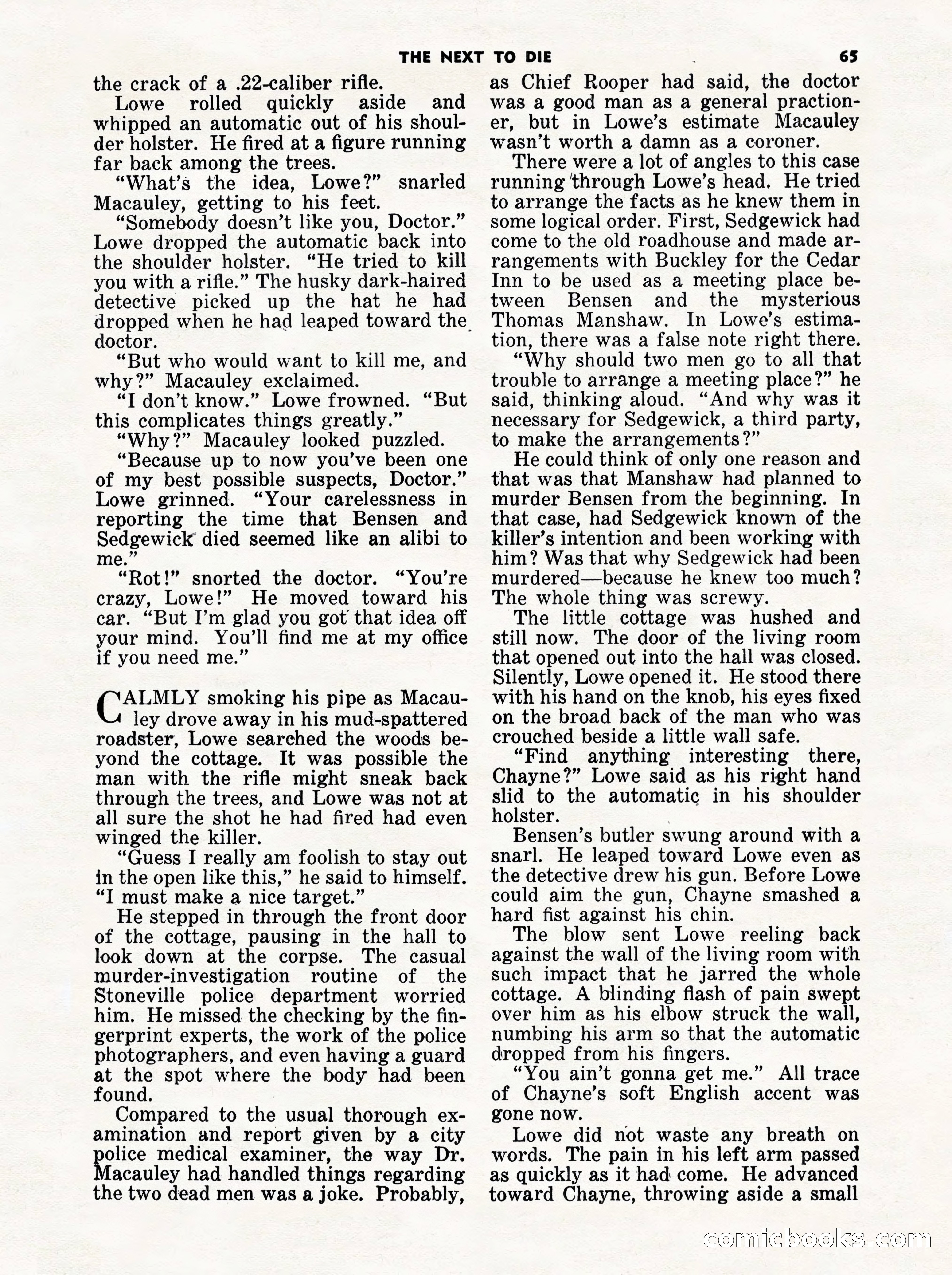 5 Detective Novels Magazine Cover — page 65 of 132