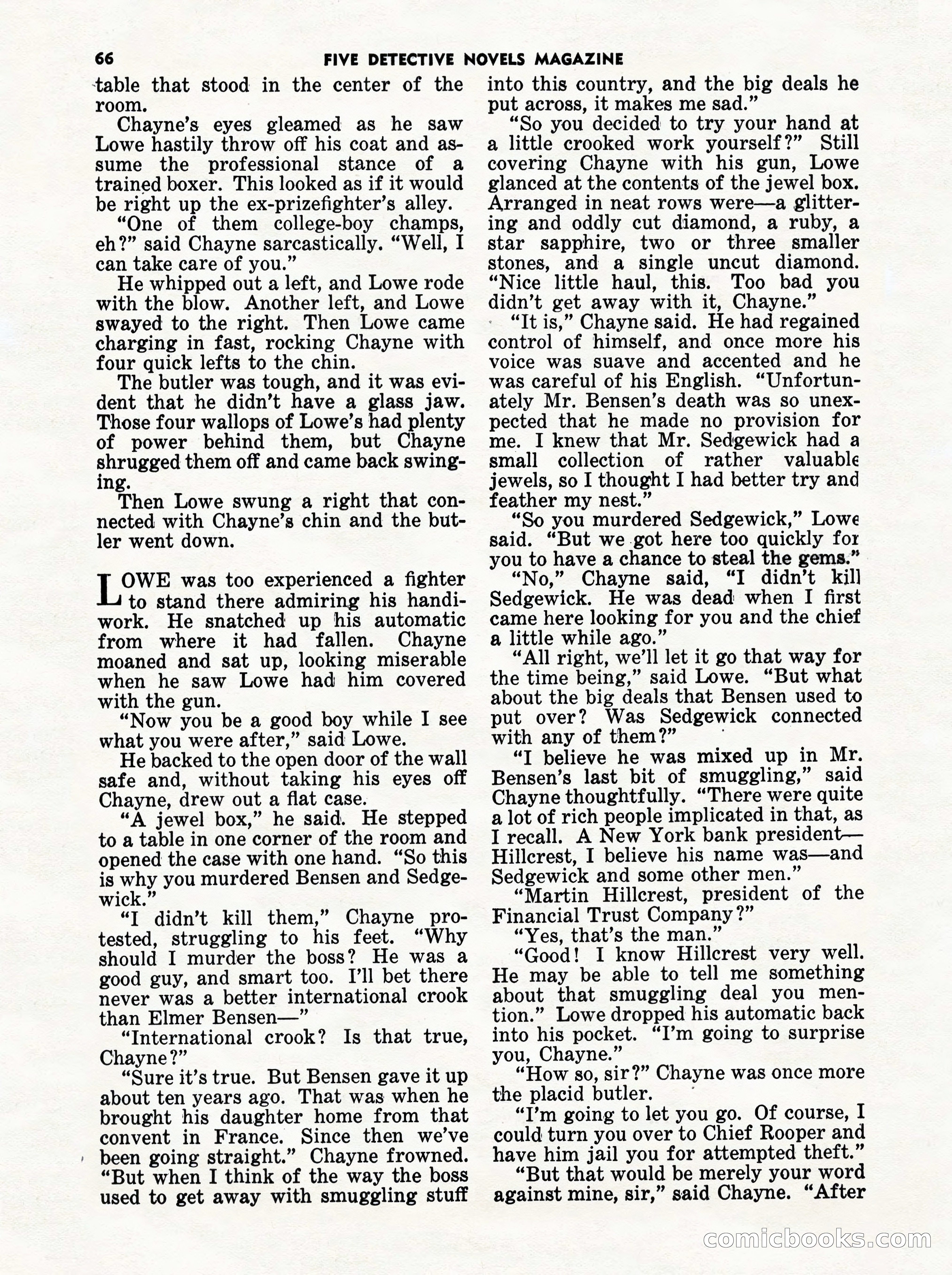 5 Detective Novels Magazine Cover — page 66 of 132