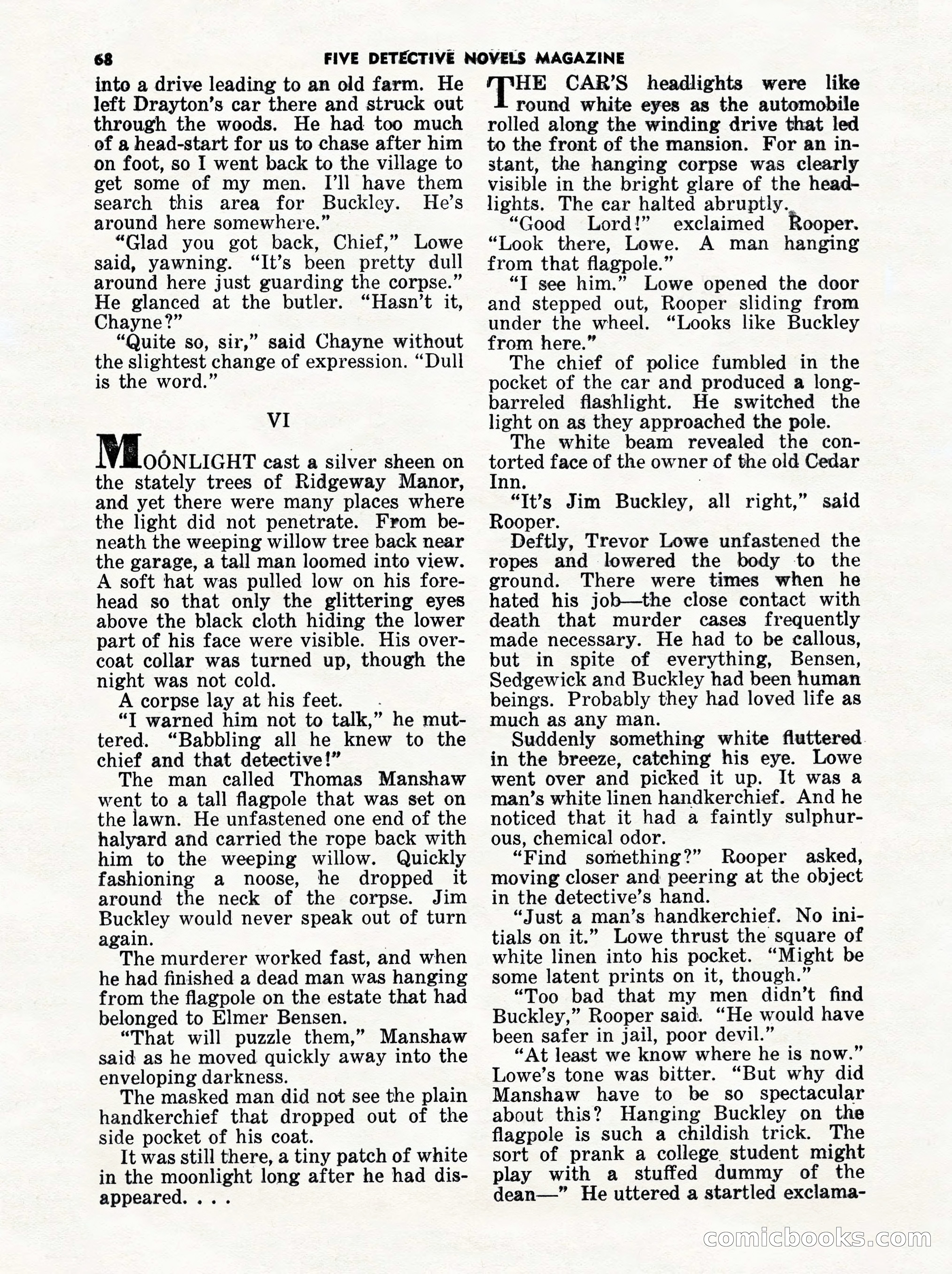 5 Detective Novels Magazine Cover — page 68 of 132