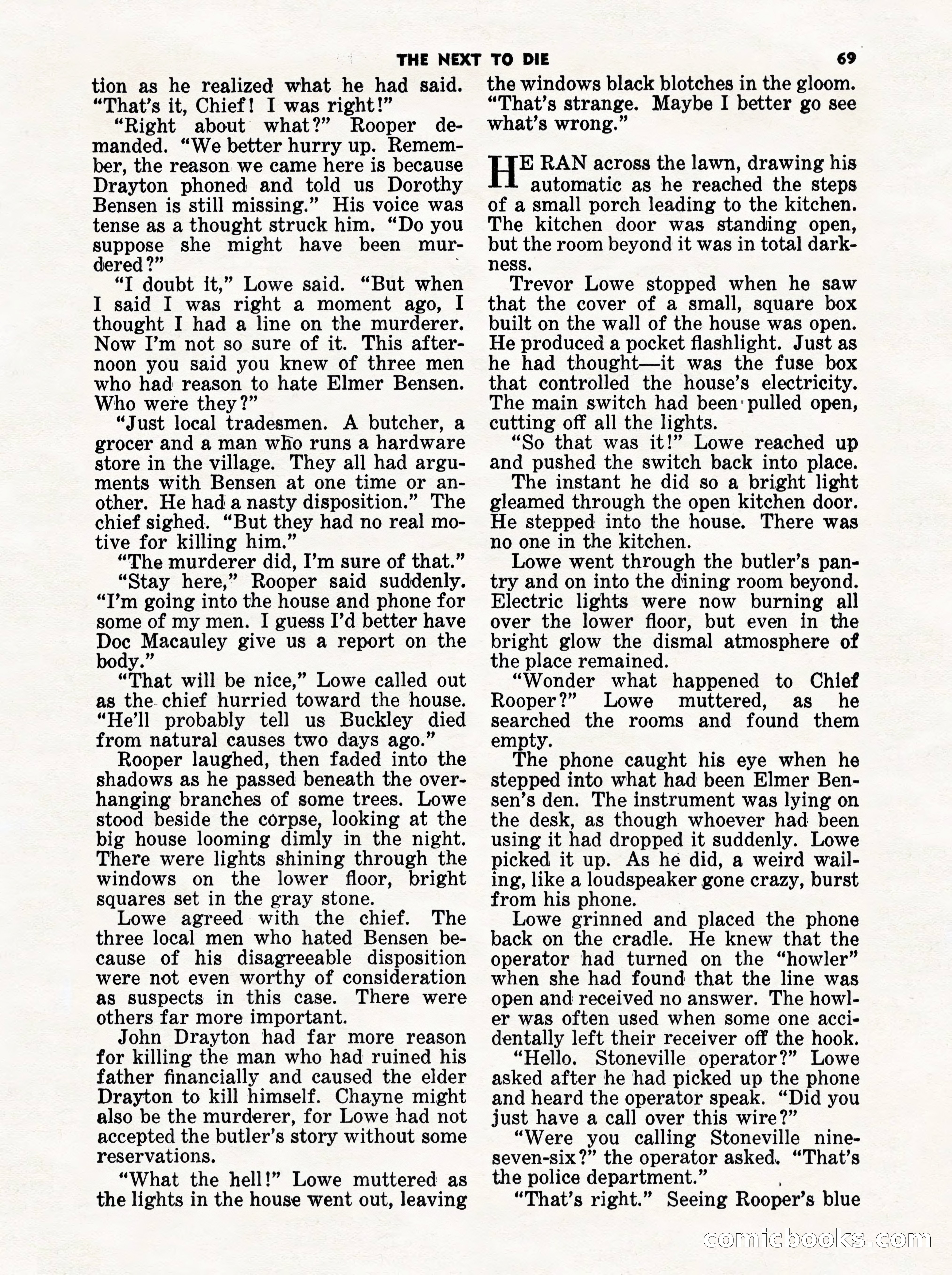 5 Detective Novels Magazine Cover — page 69 of 132