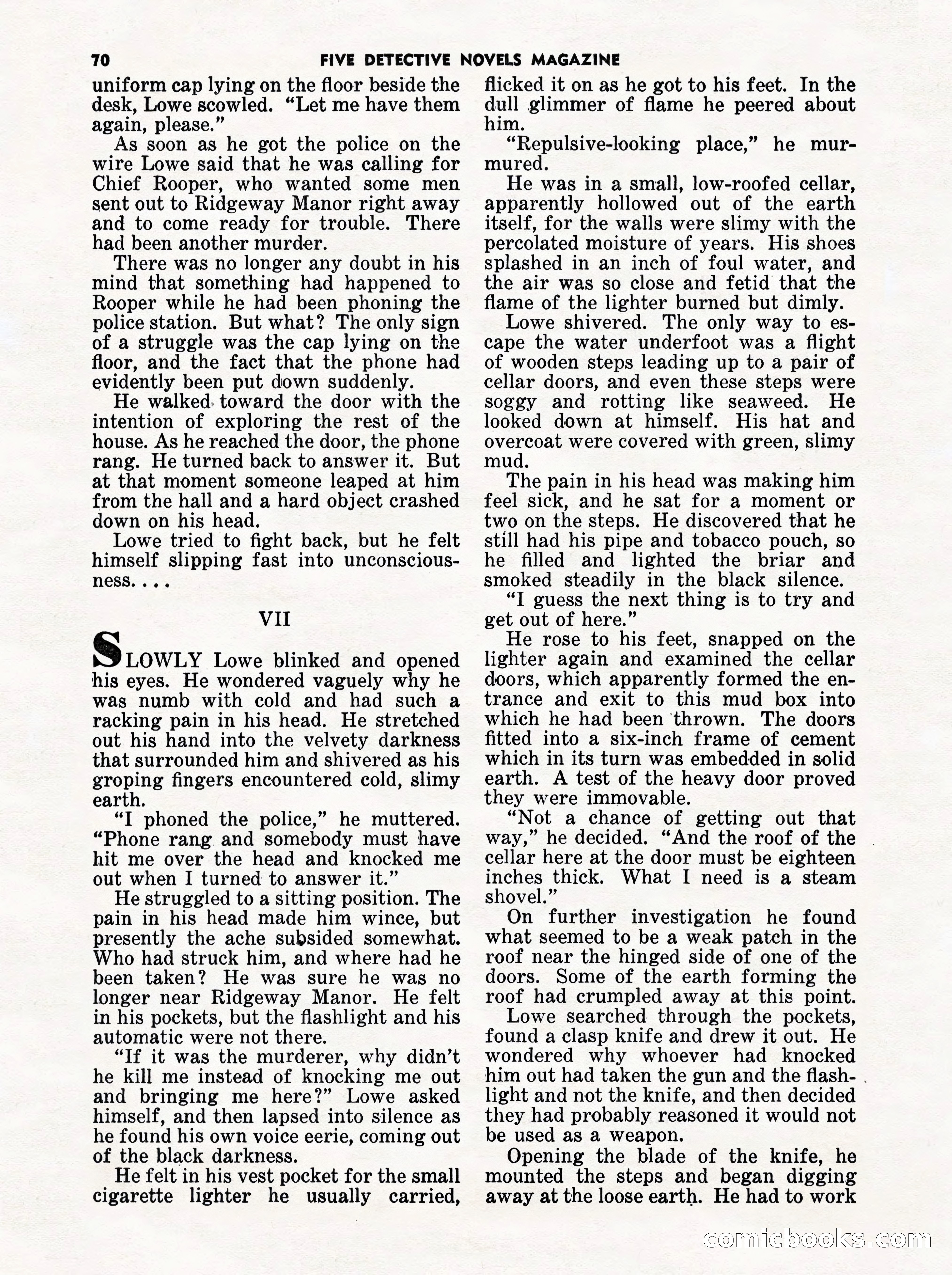 5 Detective Novels Magazine Cover — page 70 of 132