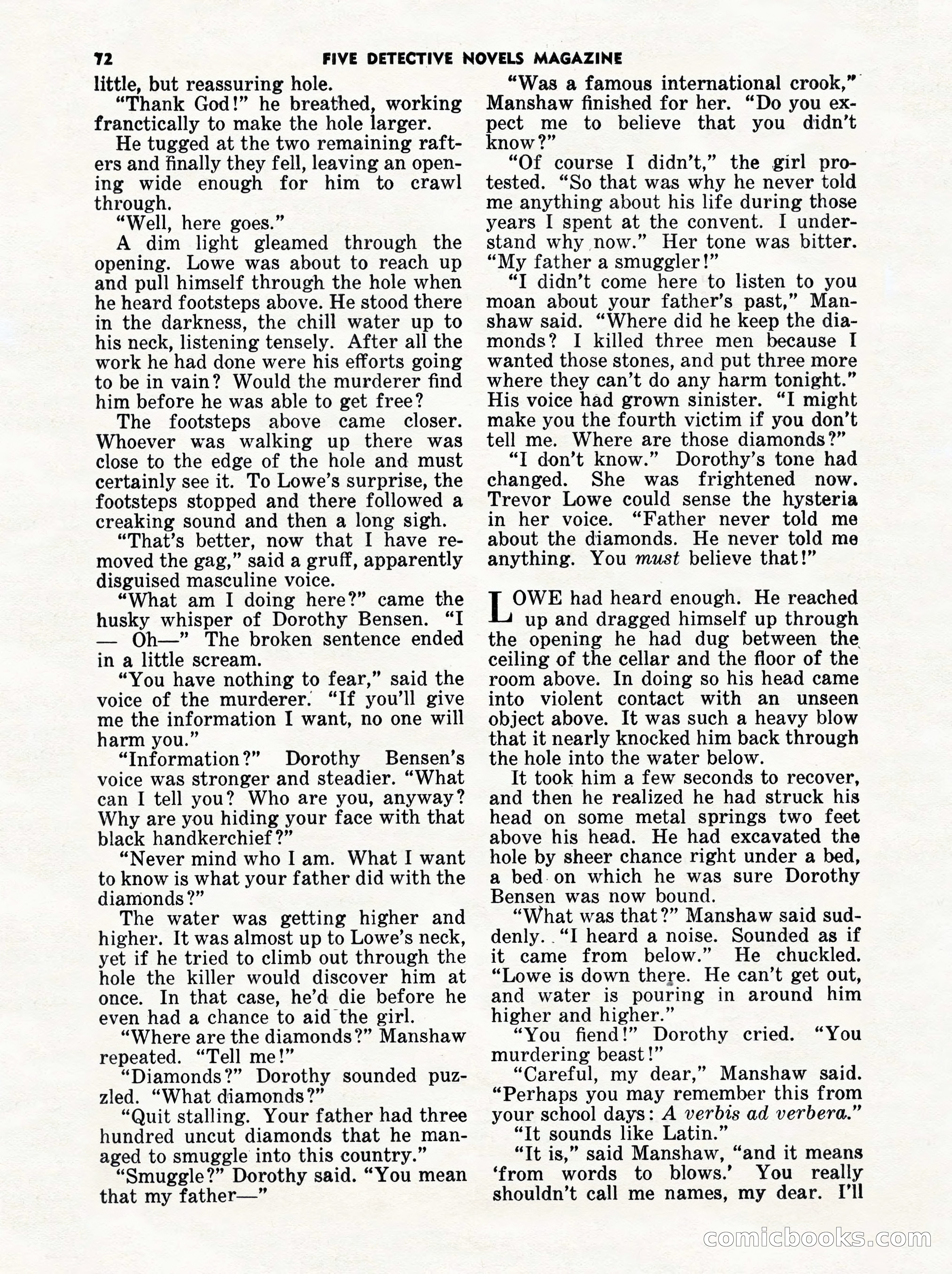 5 Detective Novels Magazine Cover — page 72 of 132