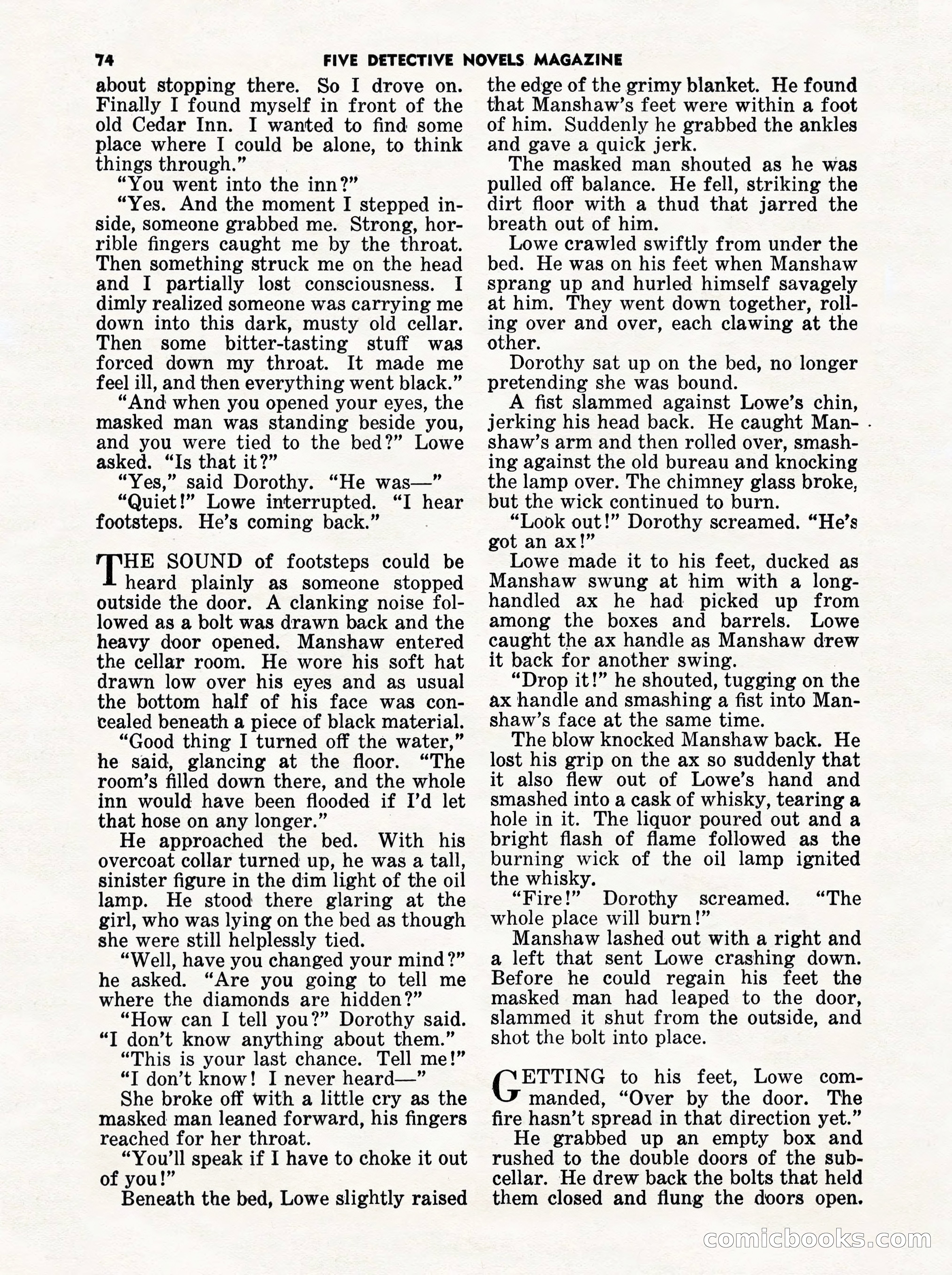 5 Detective Novels Magazine Cover — page 74 of 132