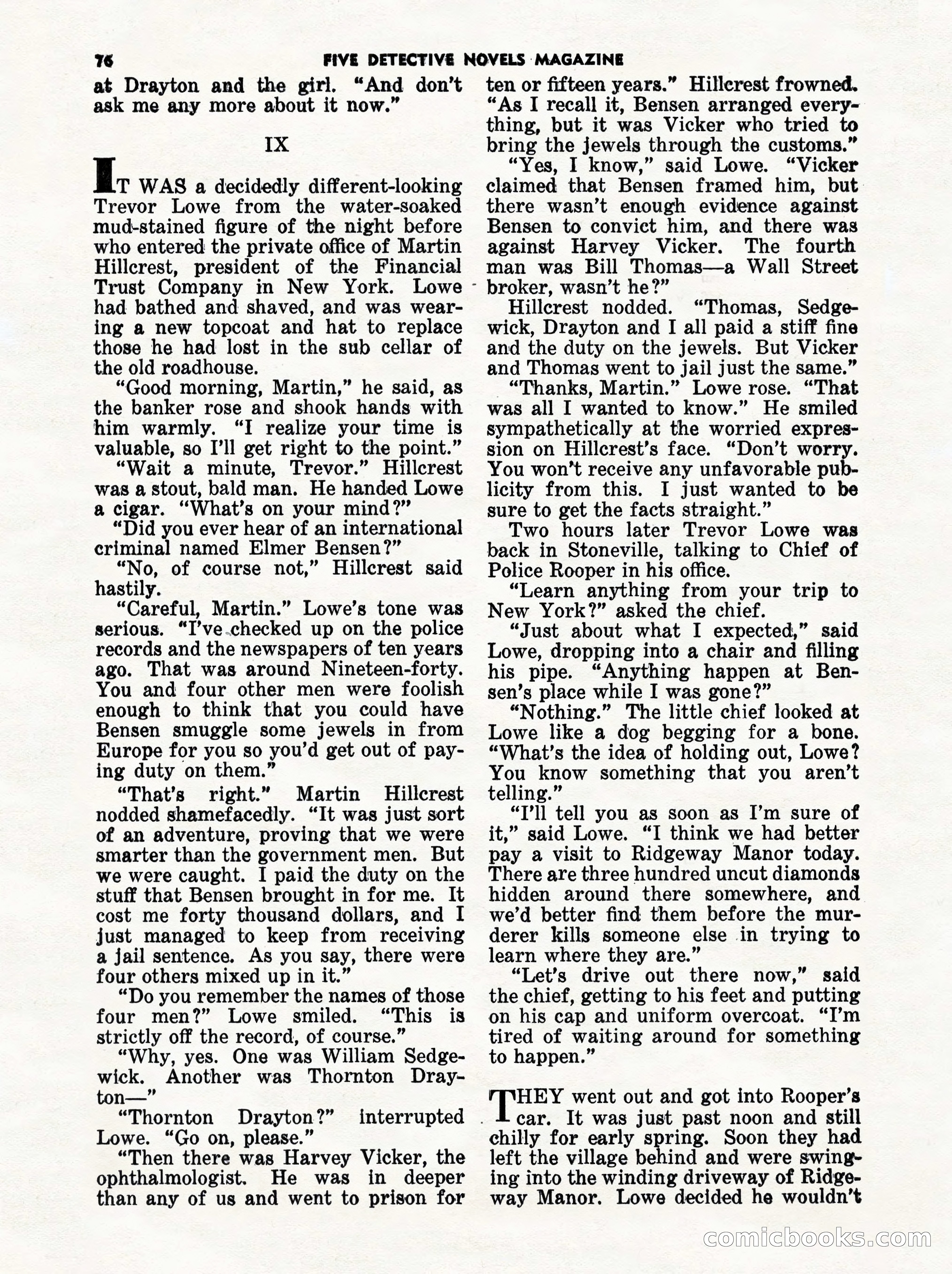 5 Detective Novels Magazine Cover — page 76 of 132