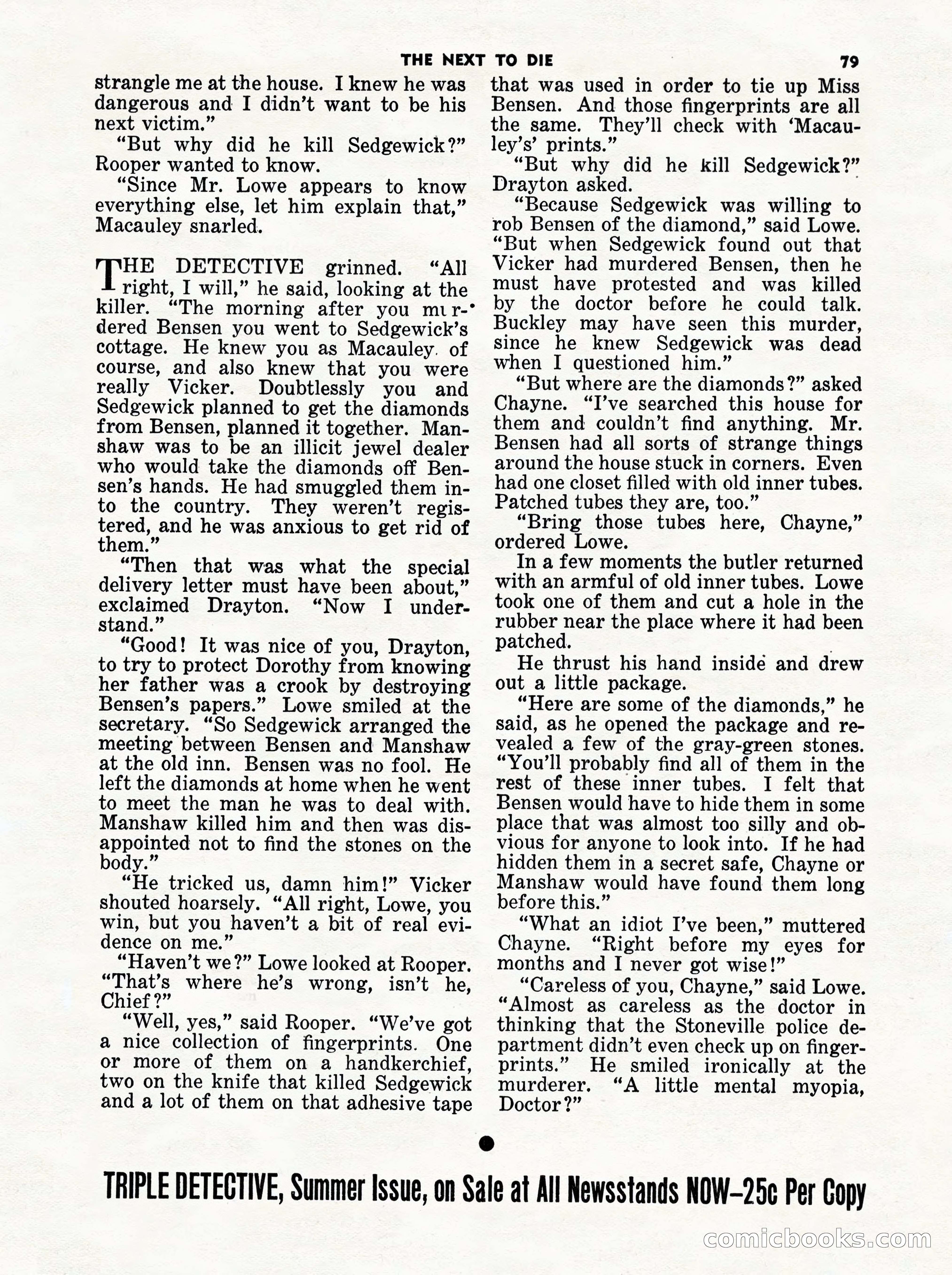 5 Detective Novels Magazine Cover — page 79 of 132
