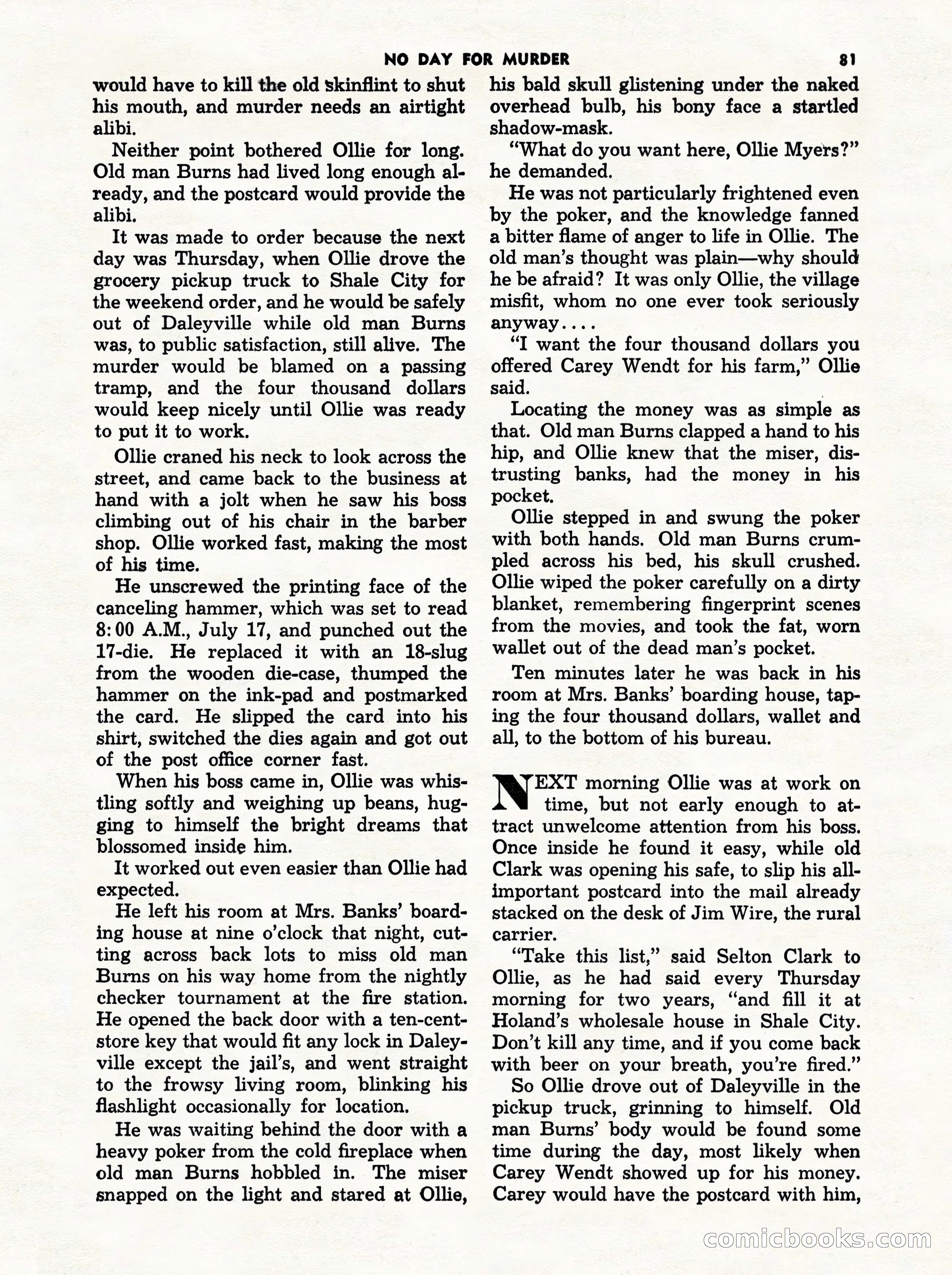 5 Detective Novels Magazine Cover — page 81 of 132
