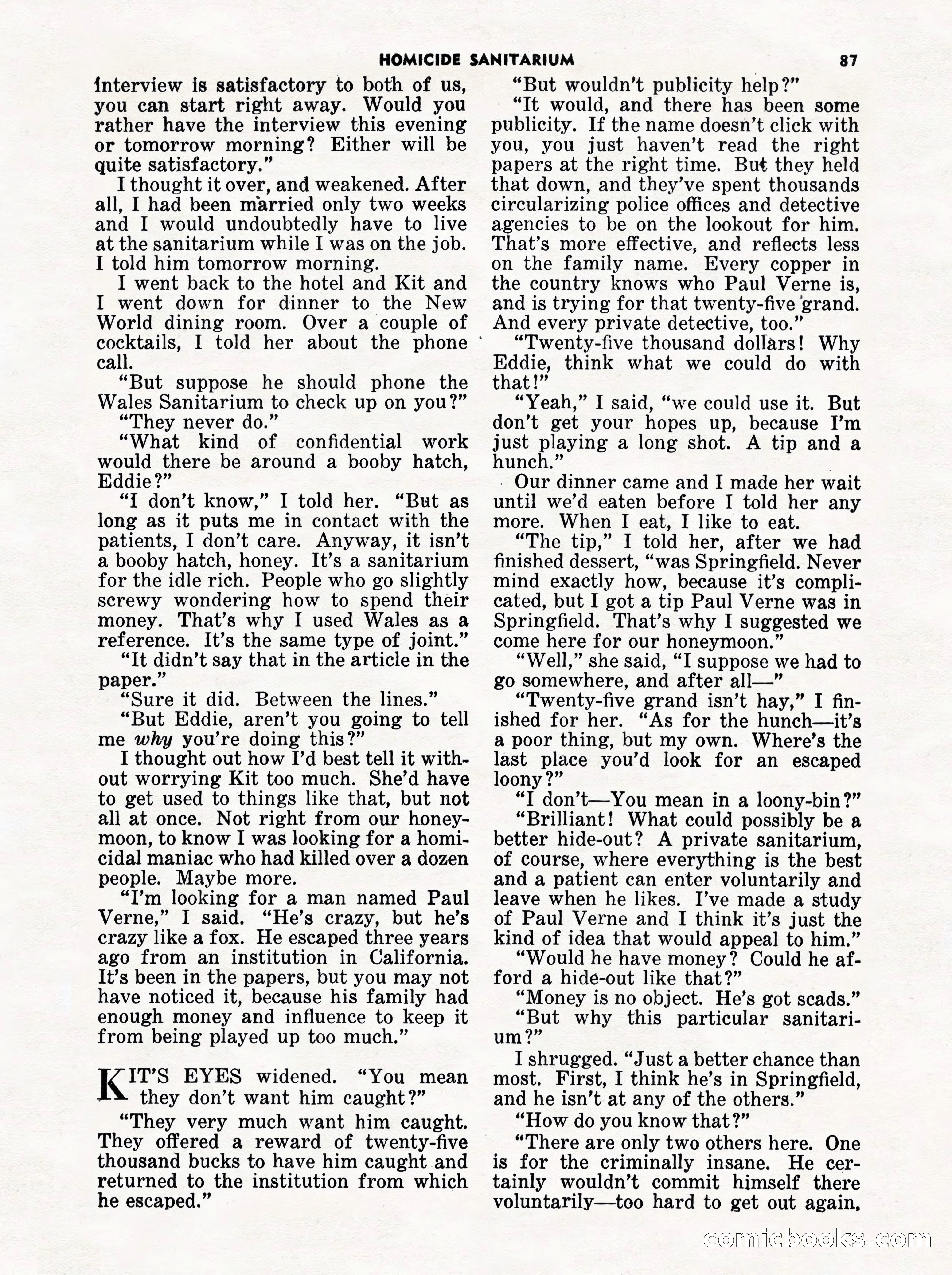 5 Detective Novels Magazine Cover — page 87 of 132