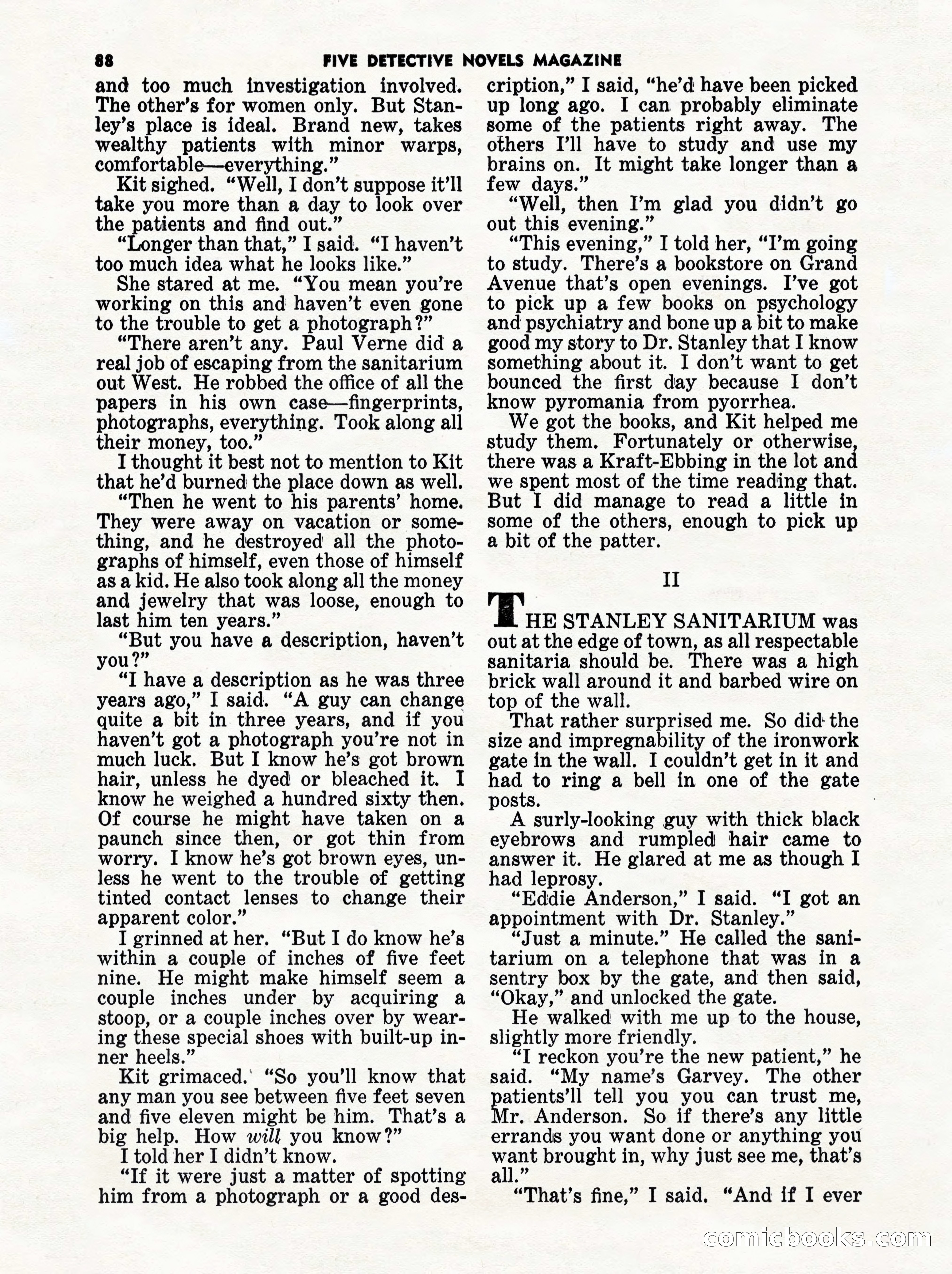 5 Detective Novels Magazine Cover — page 88 of 132