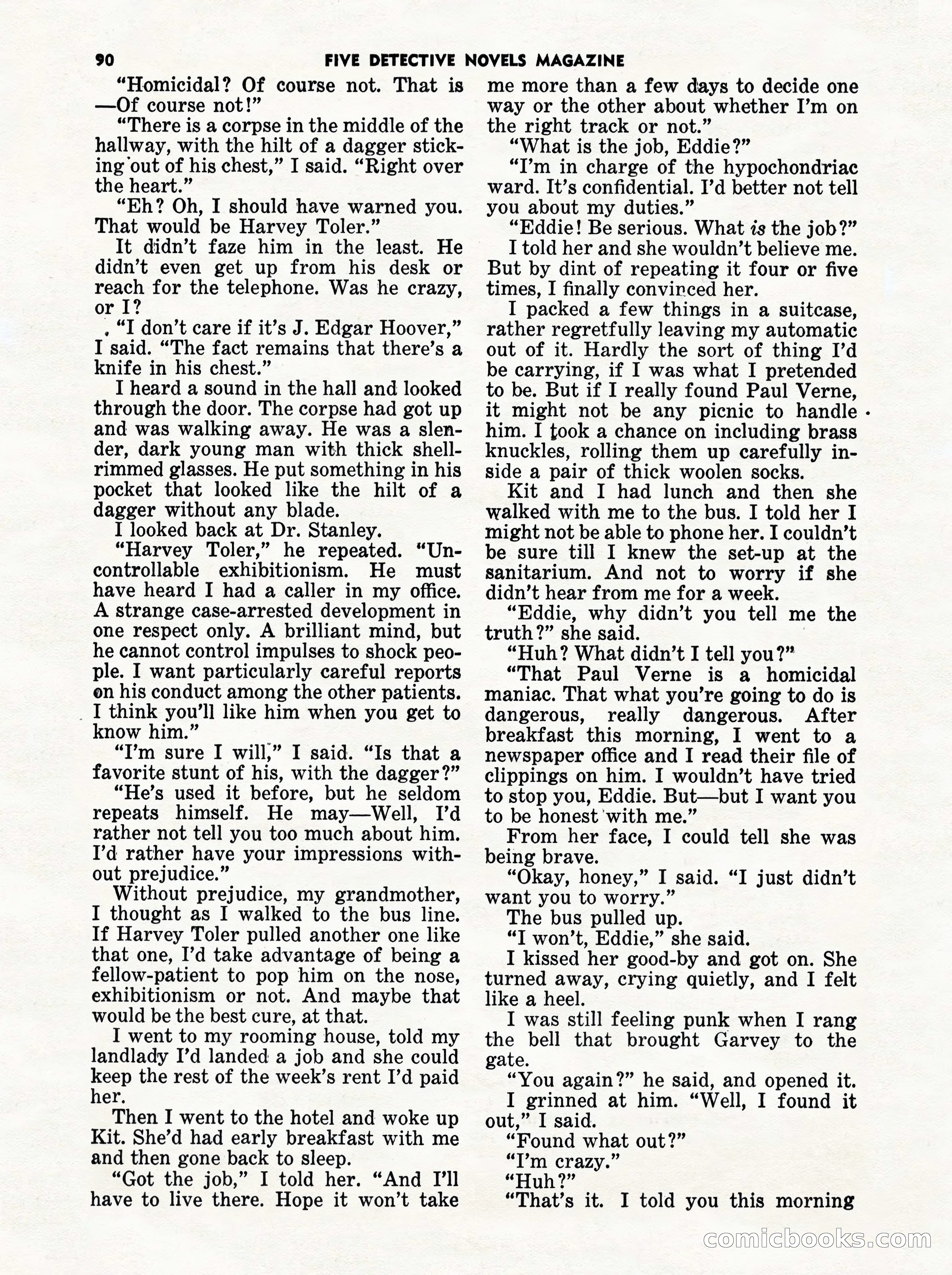 5 Detective Novels Magazine Cover — page 90 of 132