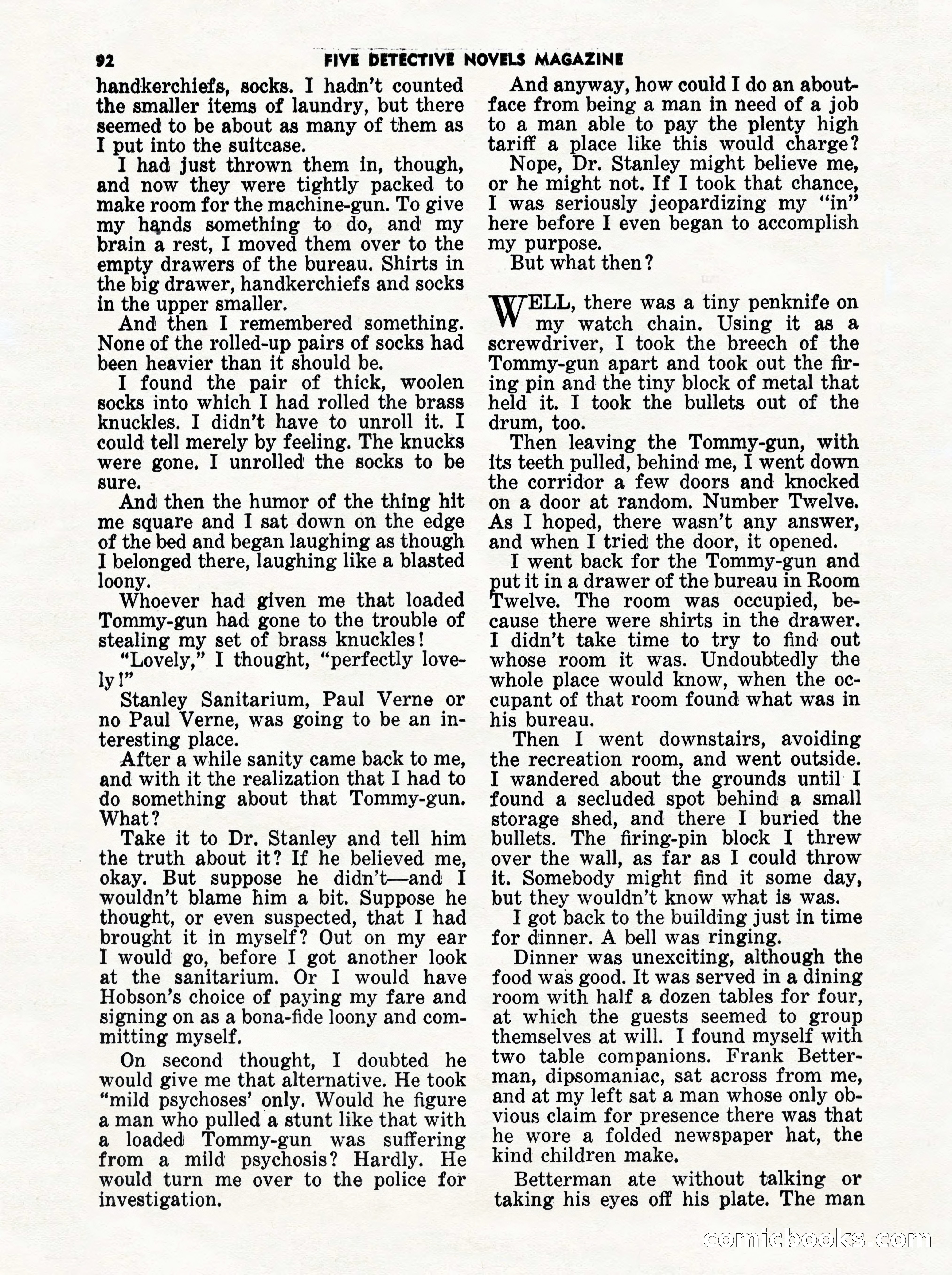 5 Detective Novels Magazine Cover — page 92 of 132