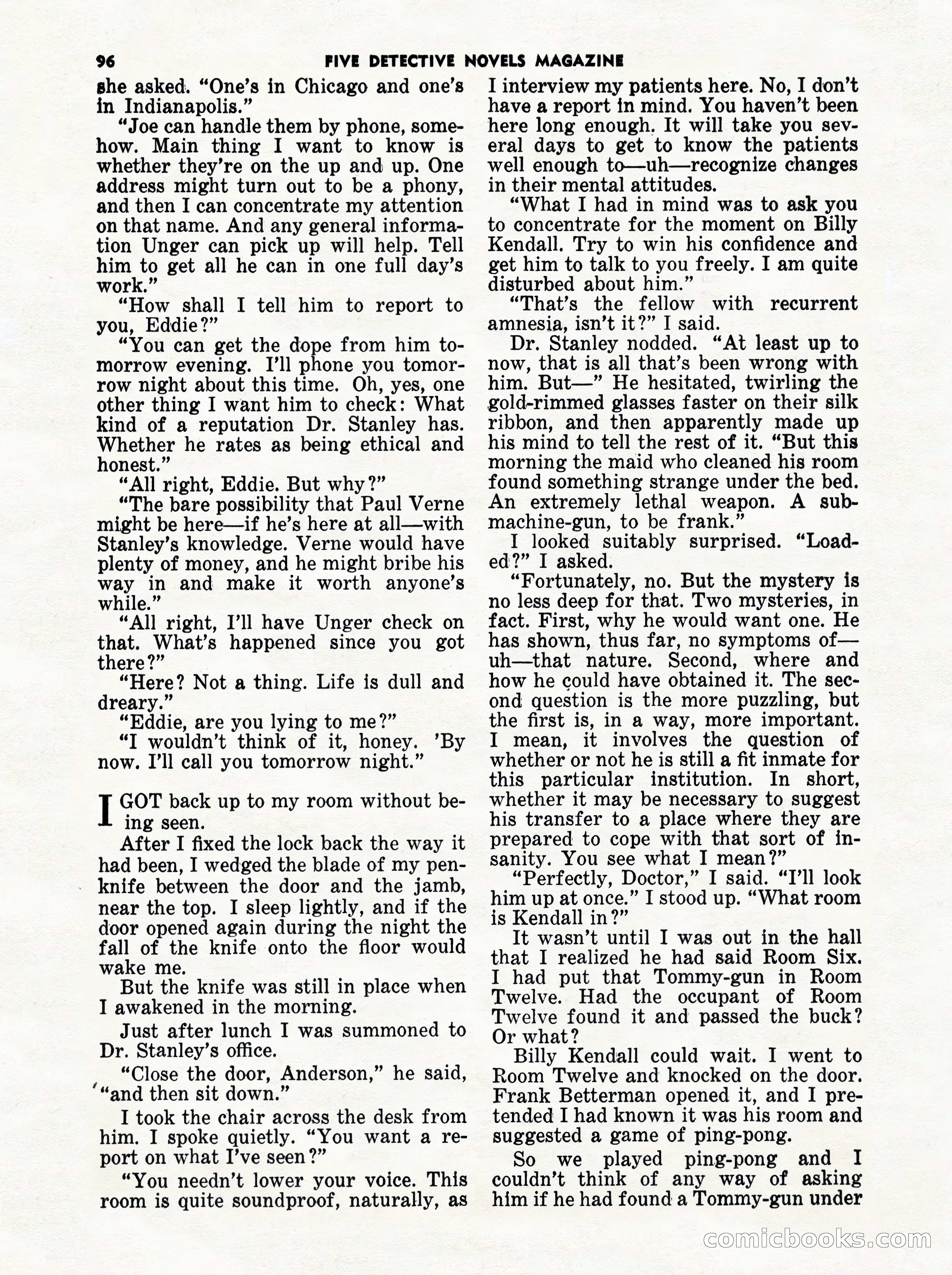 5 Detective Novels Magazine Cover — page 96 of 132