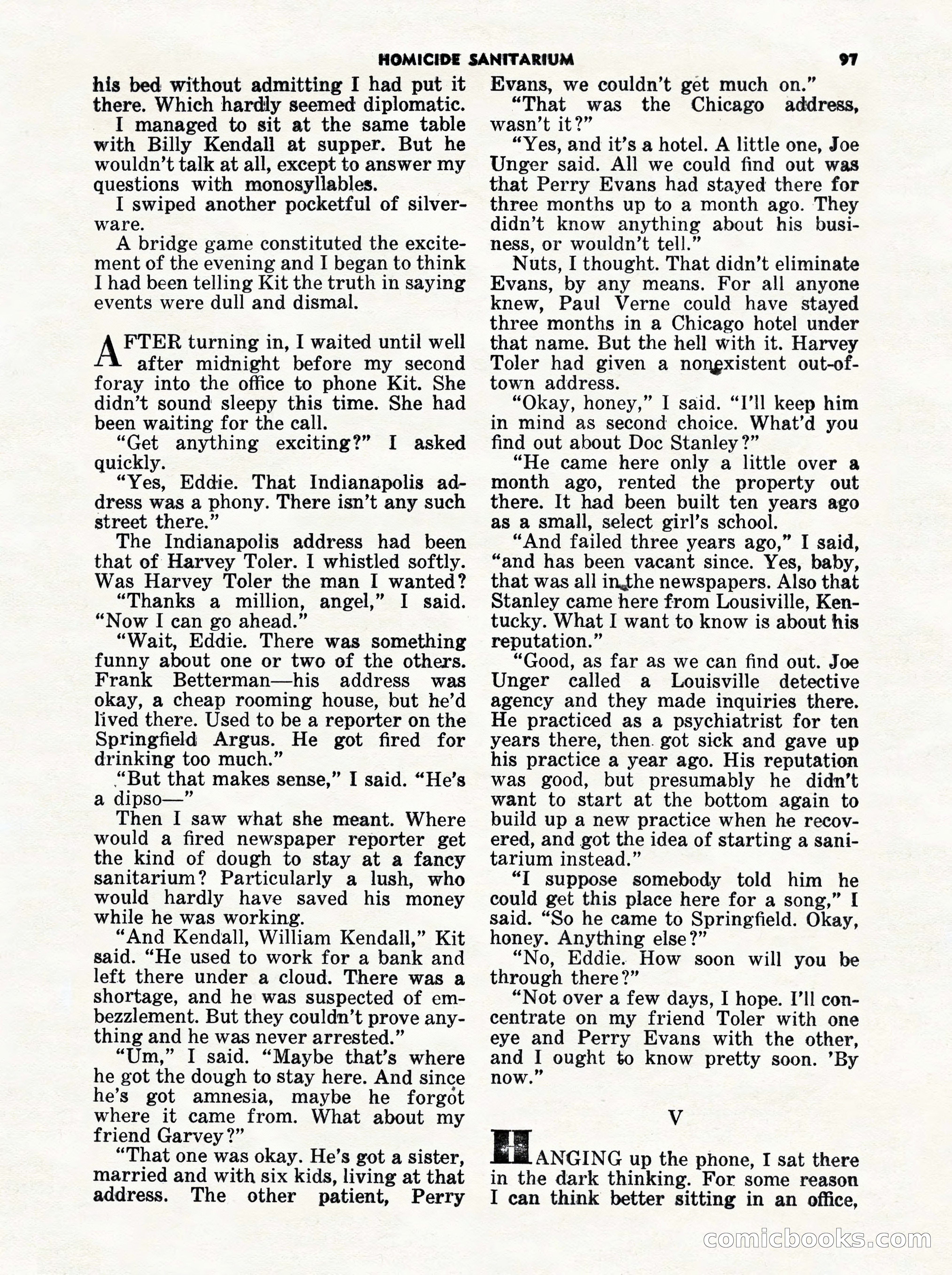 5 Detective Novels Magazine Cover — page 97 of 132