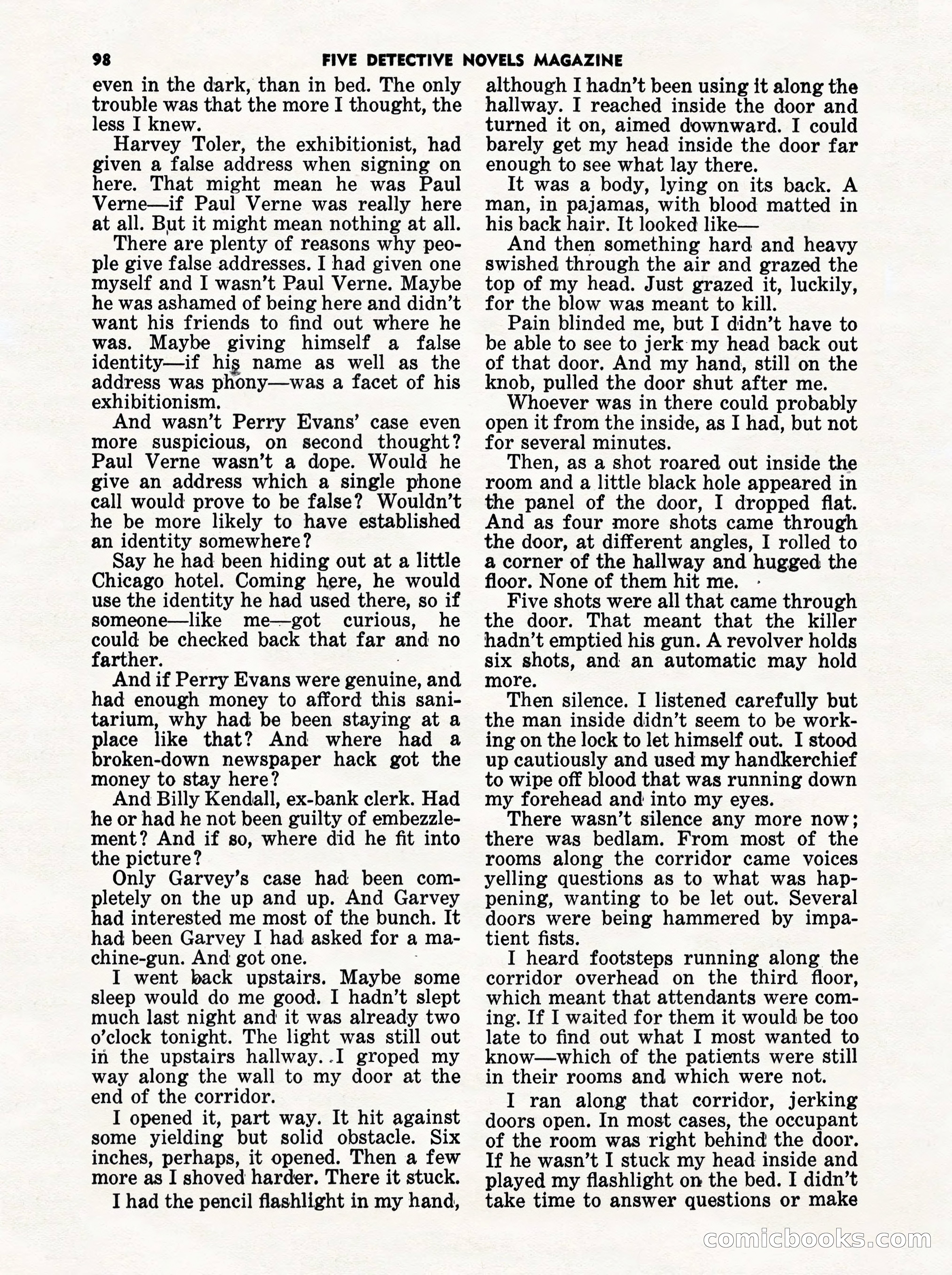 5 Detective Novels Magazine Cover — page 98 of 132