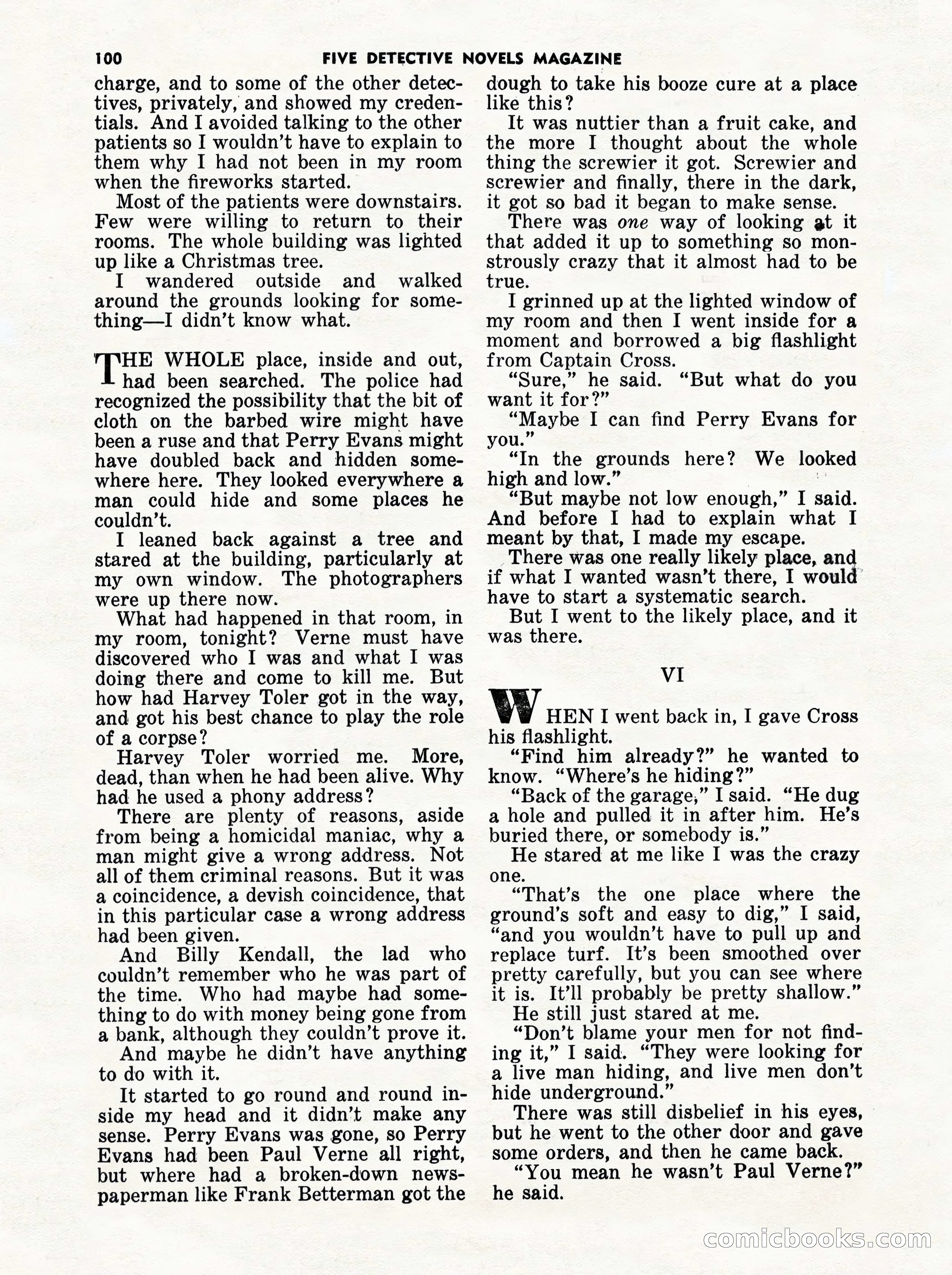 5 Detective Novels Magazine Cover — page 100 of 132