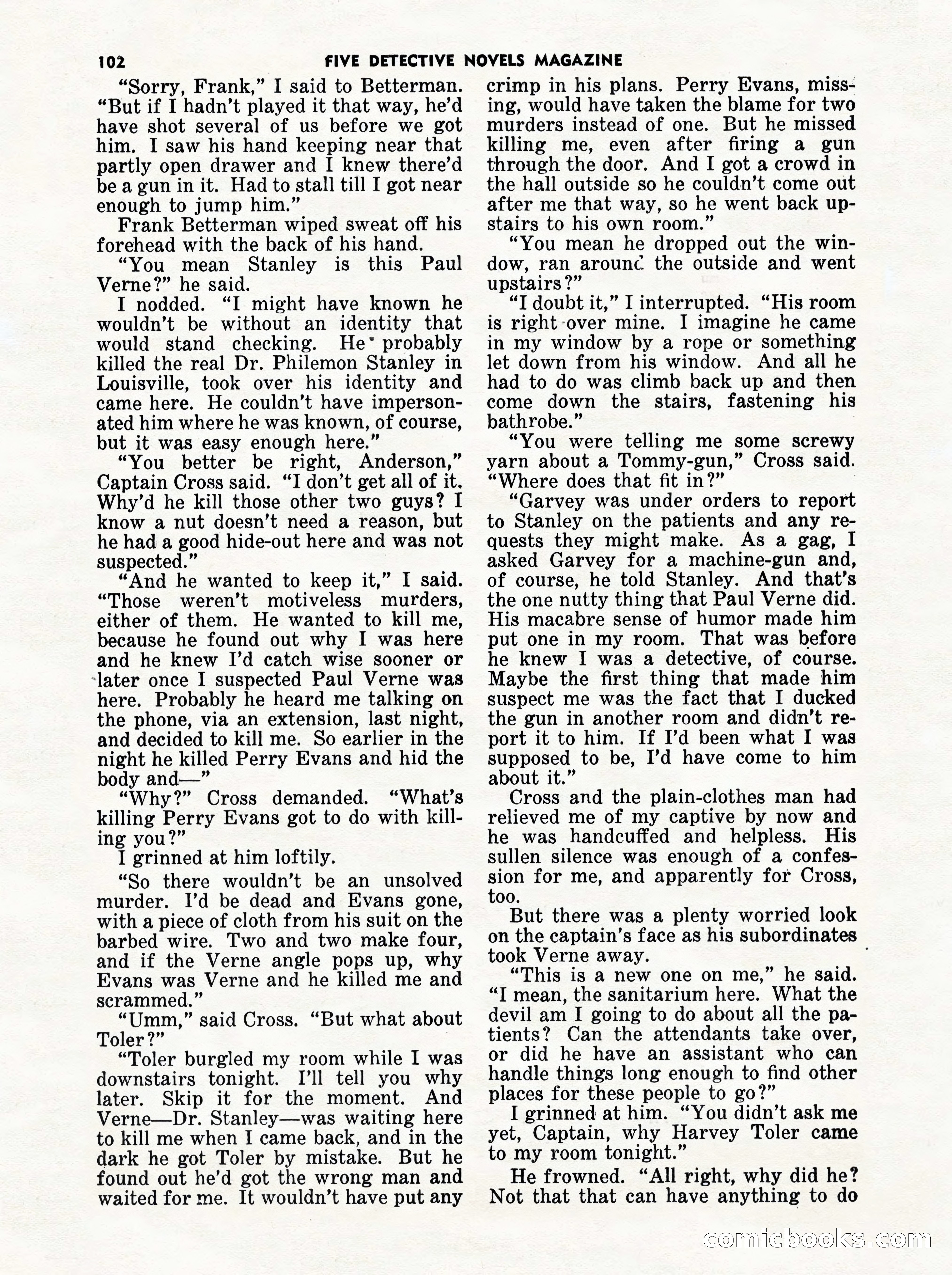 5 Detective Novels Magazine Cover — page 102 of 132