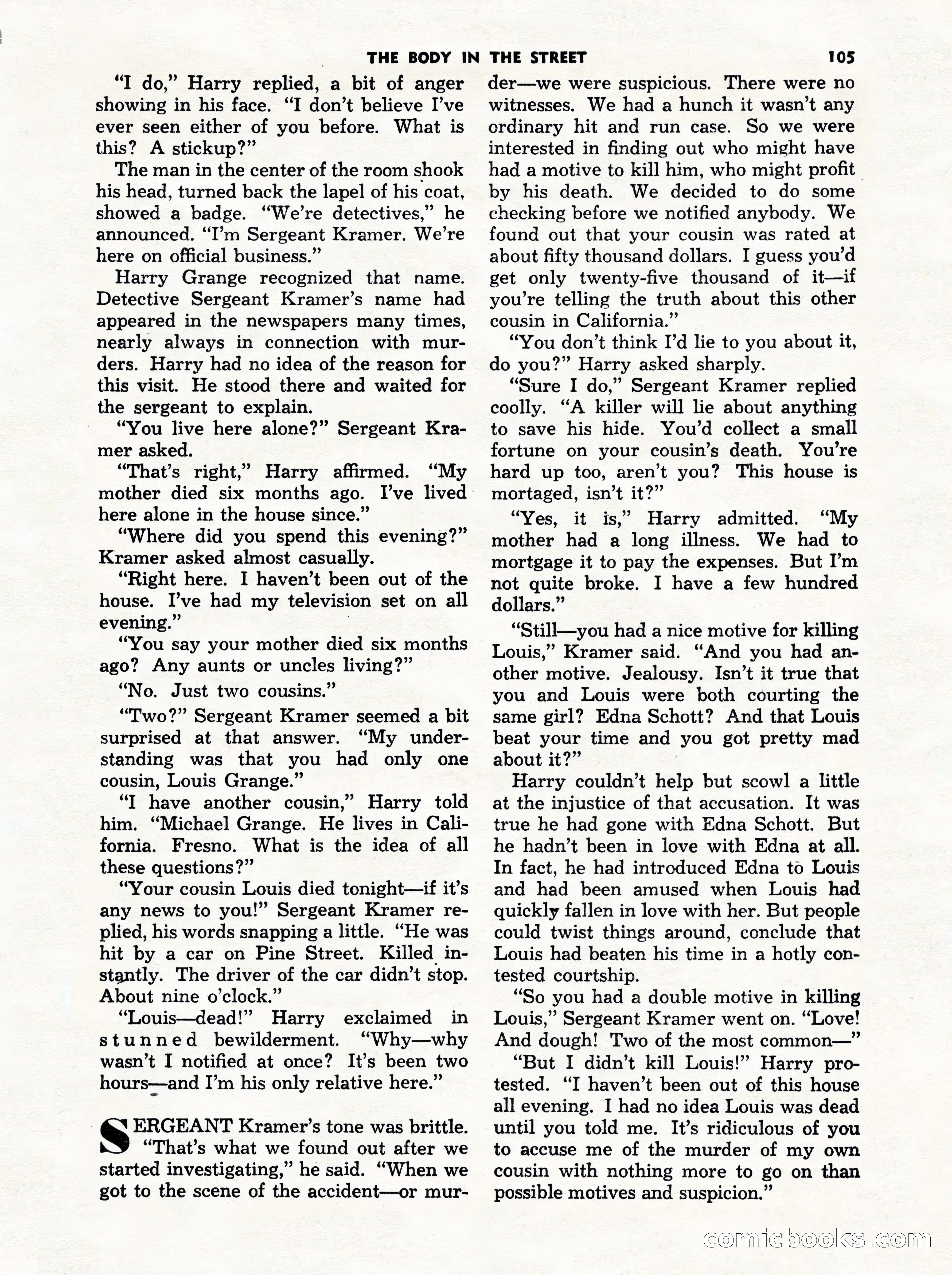 5 Detective Novels Magazine Cover — page 105 of 132