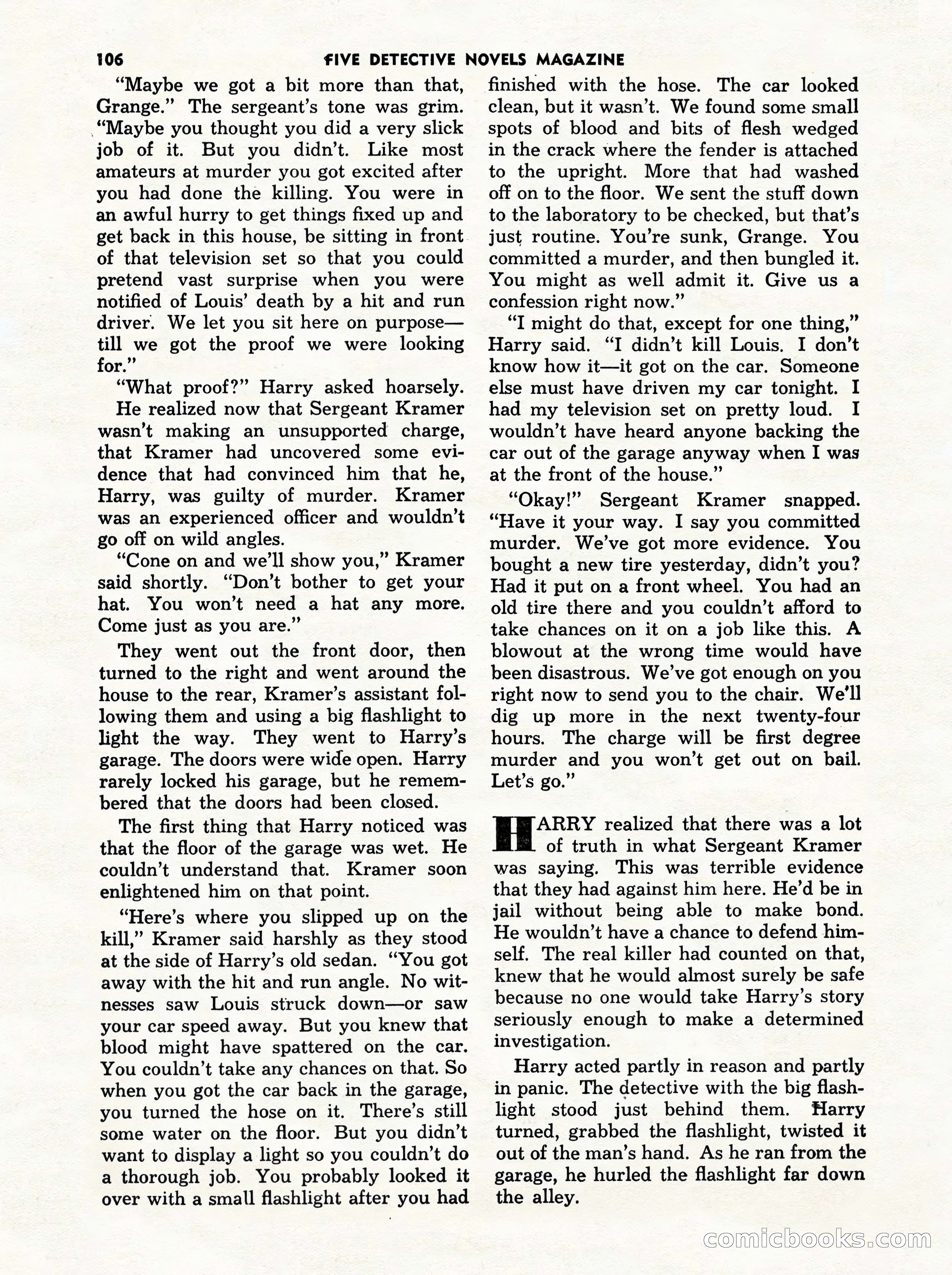 5 Detective Novels Magazine Cover — page 106 of 132