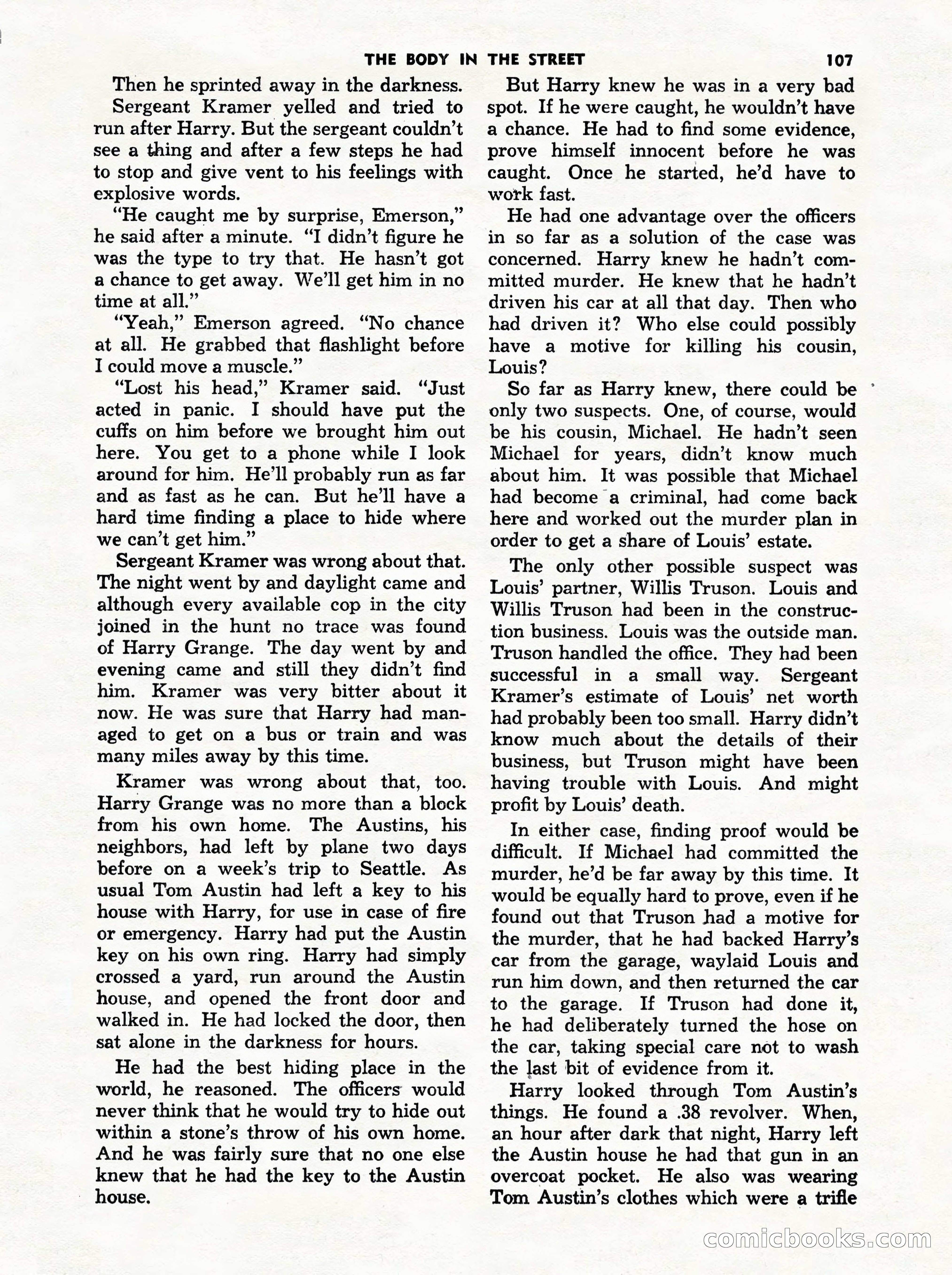 5 Detective Novels Magazine Cover — page 107 of 132