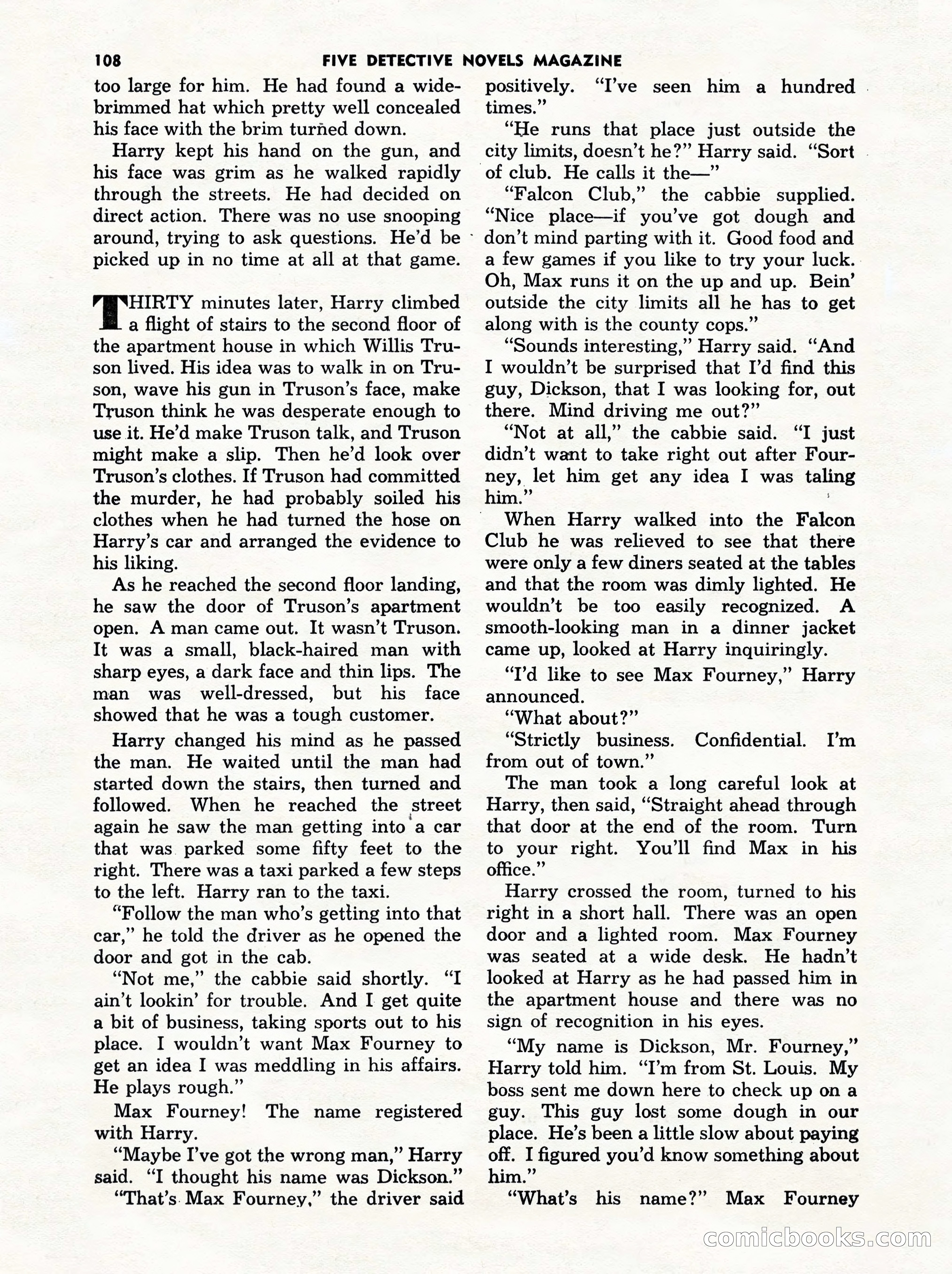 5 Detective Novels Magazine Cover — page 108 of 132