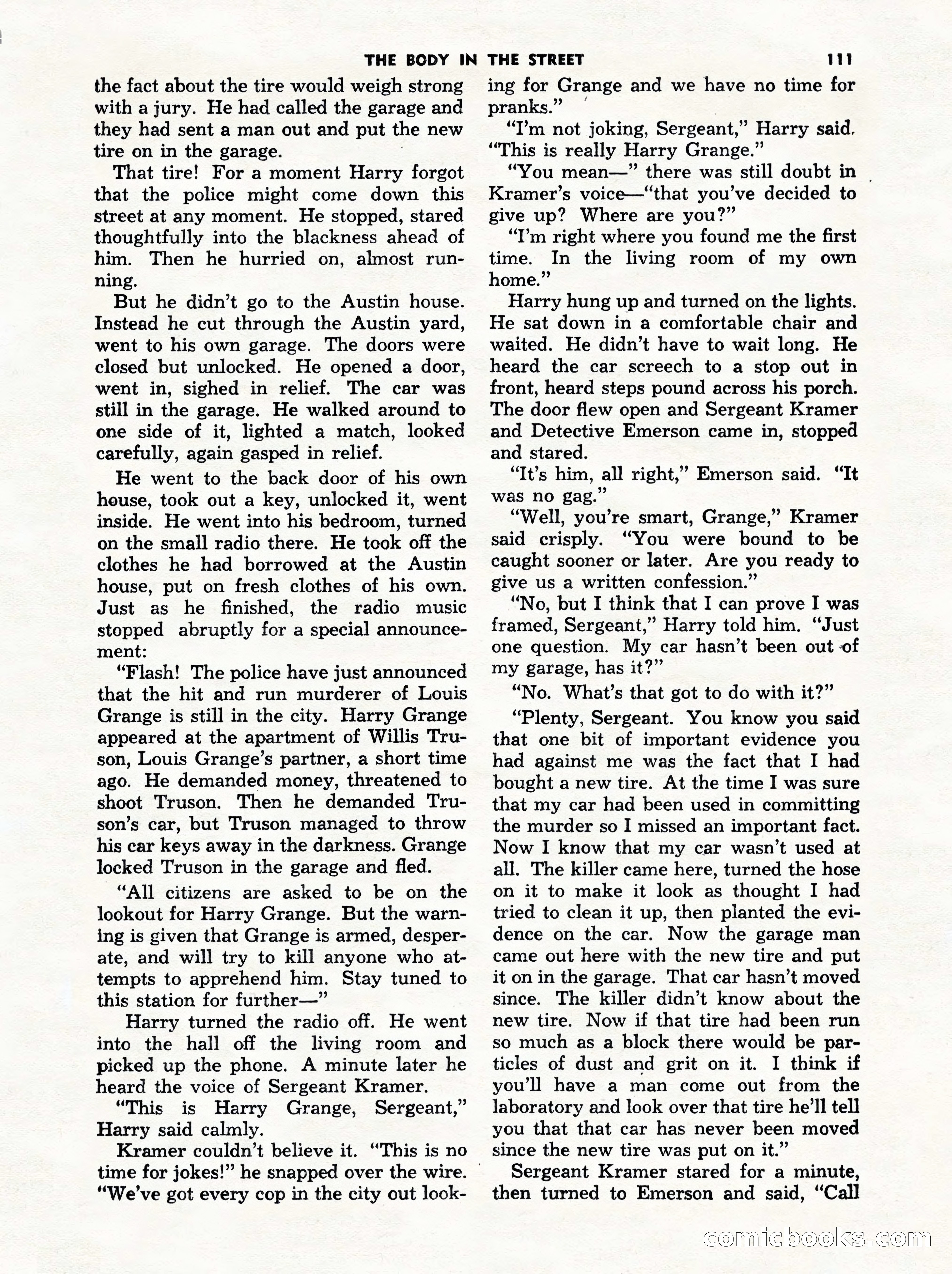 5 Detective Novels Magazine Cover — page 111 of 132