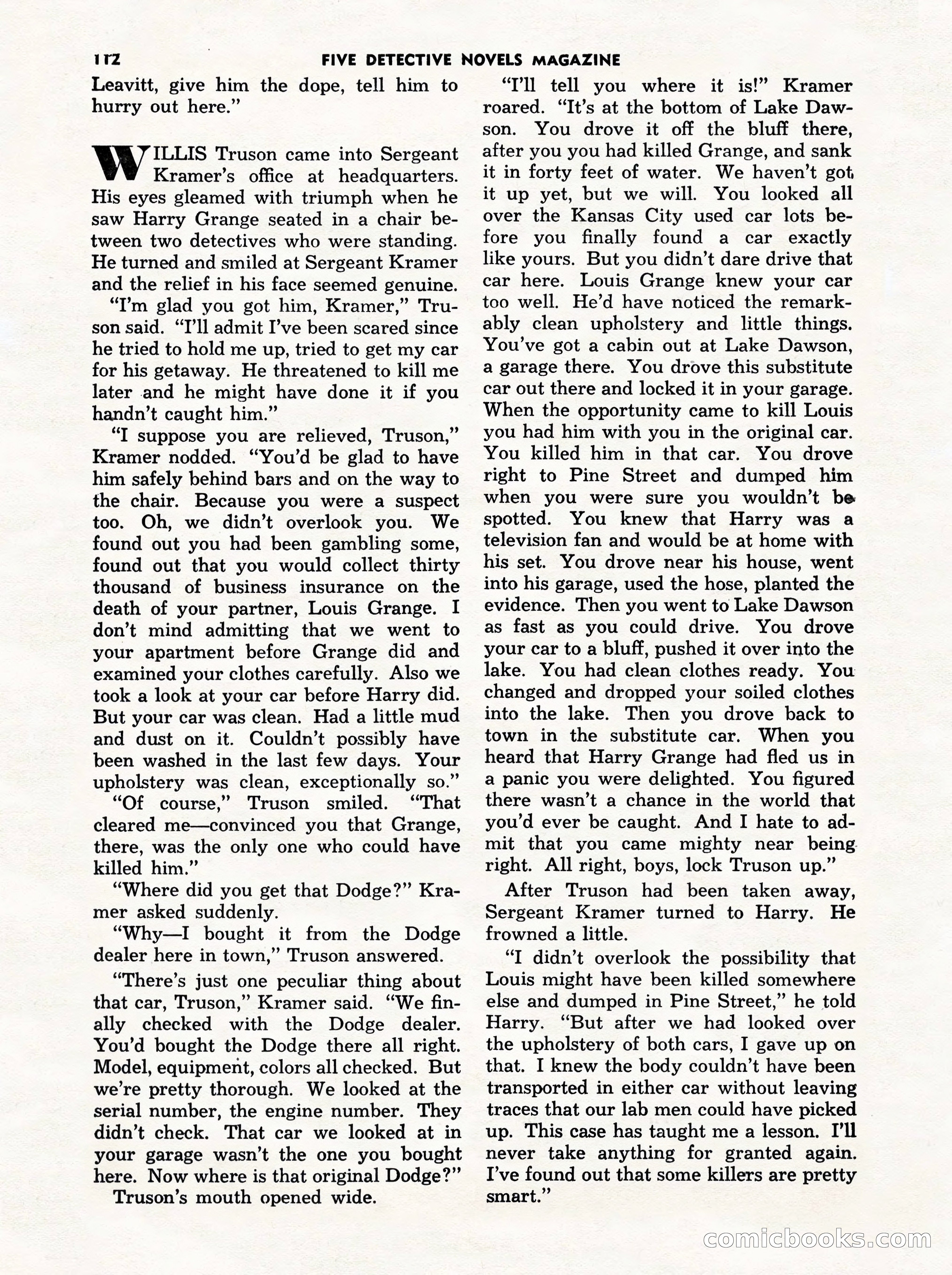 5 Detective Novels Magazine Cover — page 112 of 132