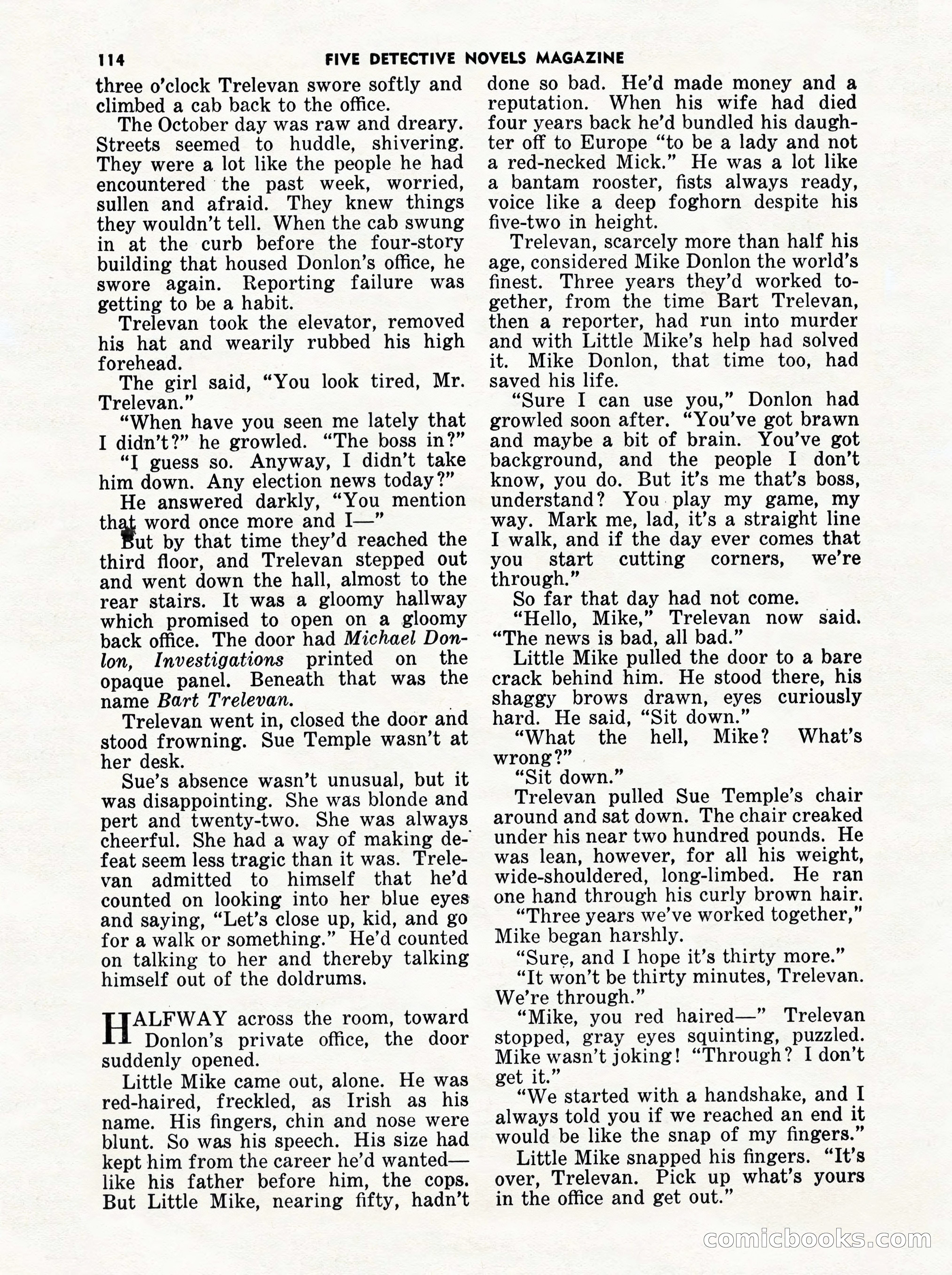 5 Detective Novels Magazine Cover — page 114 of 132