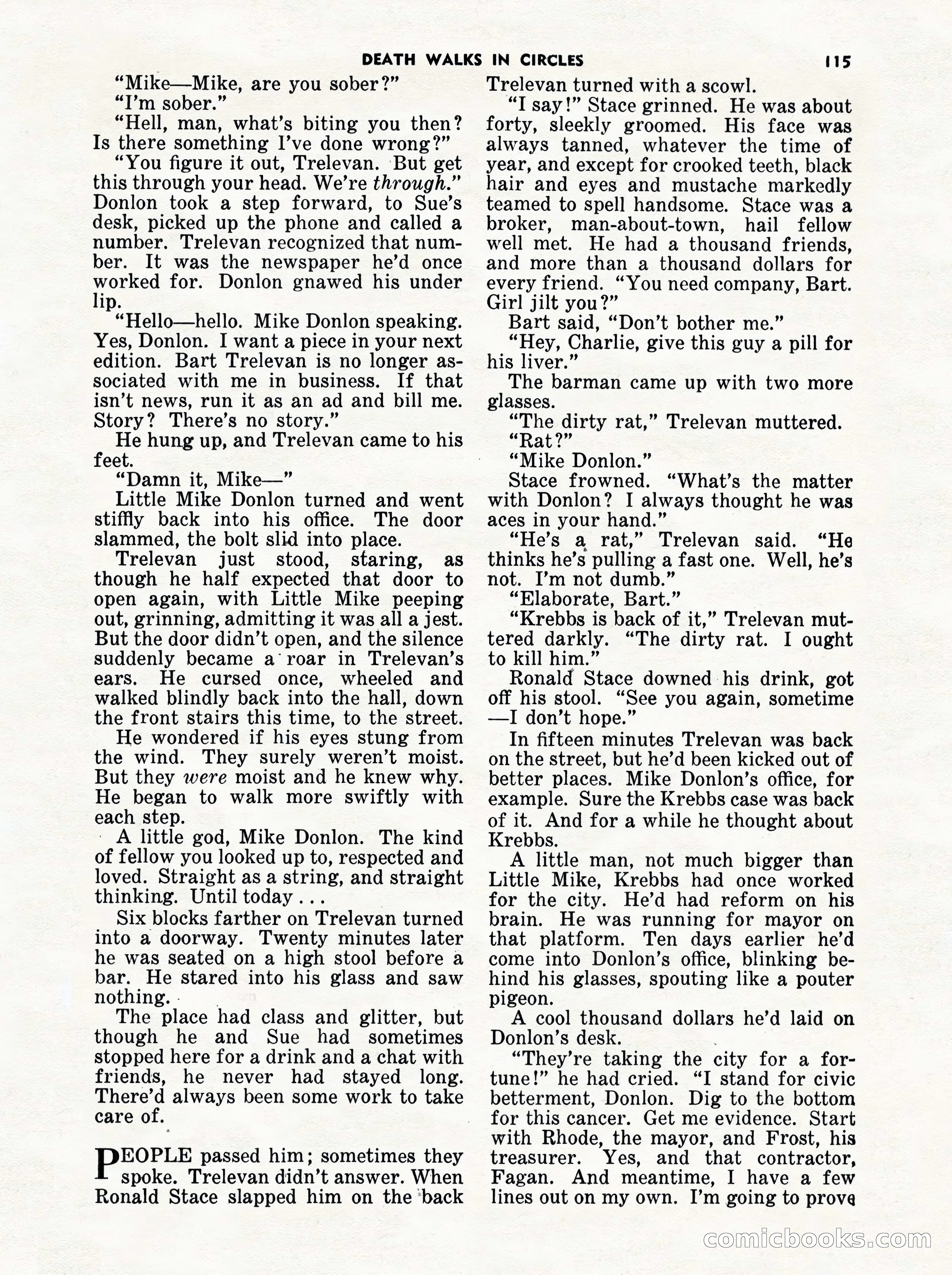 5 Detective Novels Magazine Cover — page 115 of 132