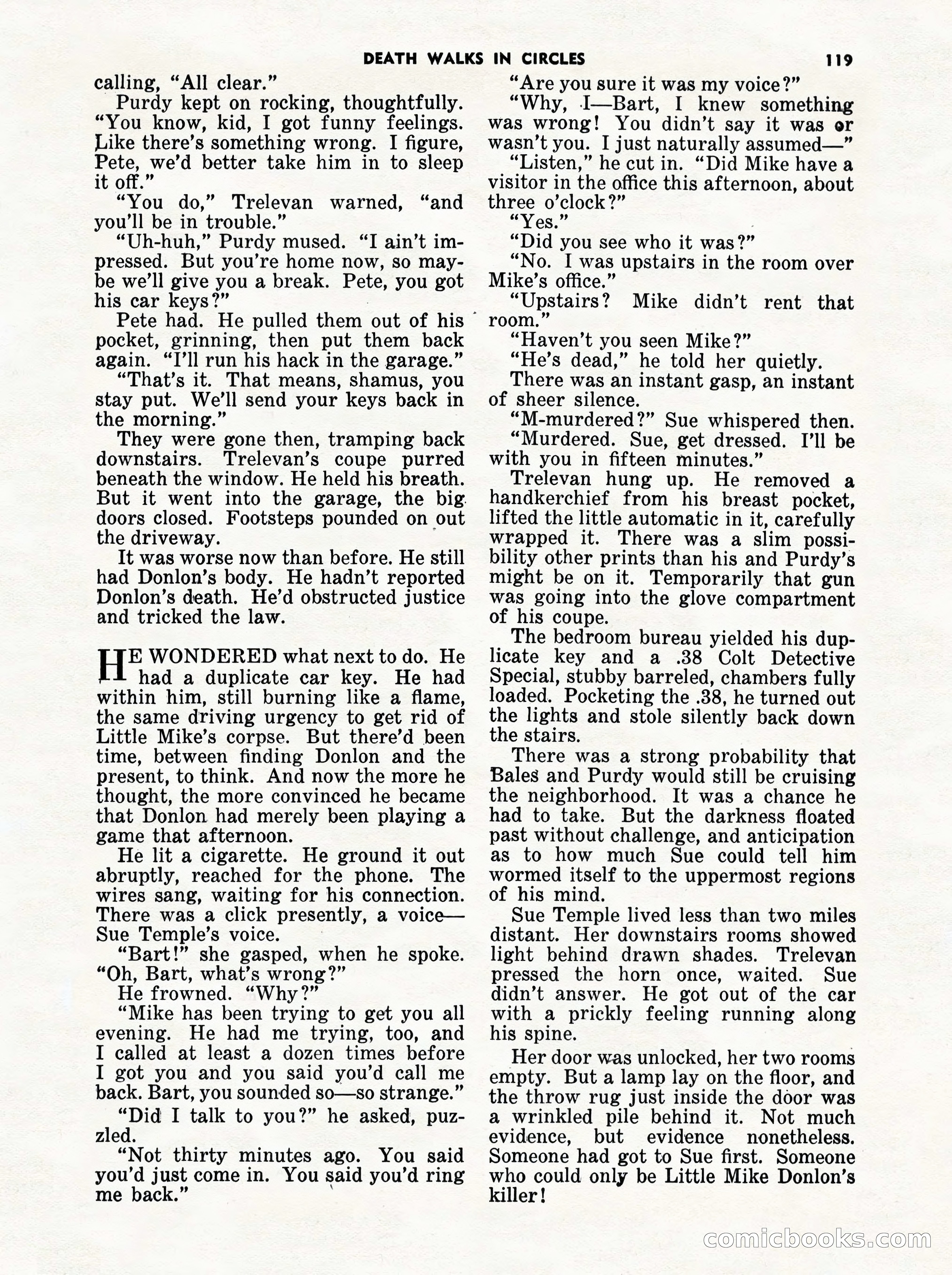 5 Detective Novels Magazine Cover — page 119 of 132