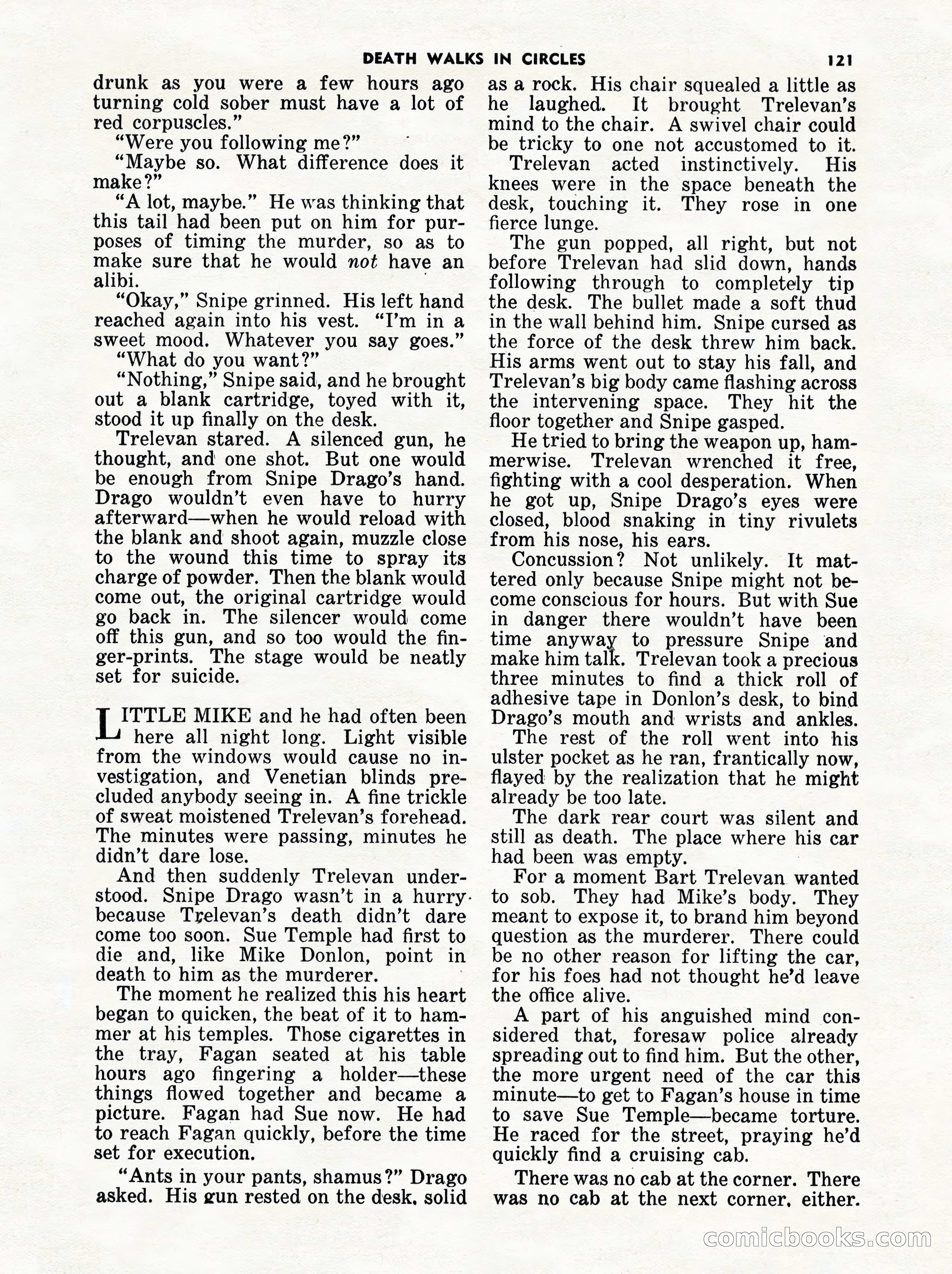 5 Detective Novels Magazine Cover — page 121 of 132