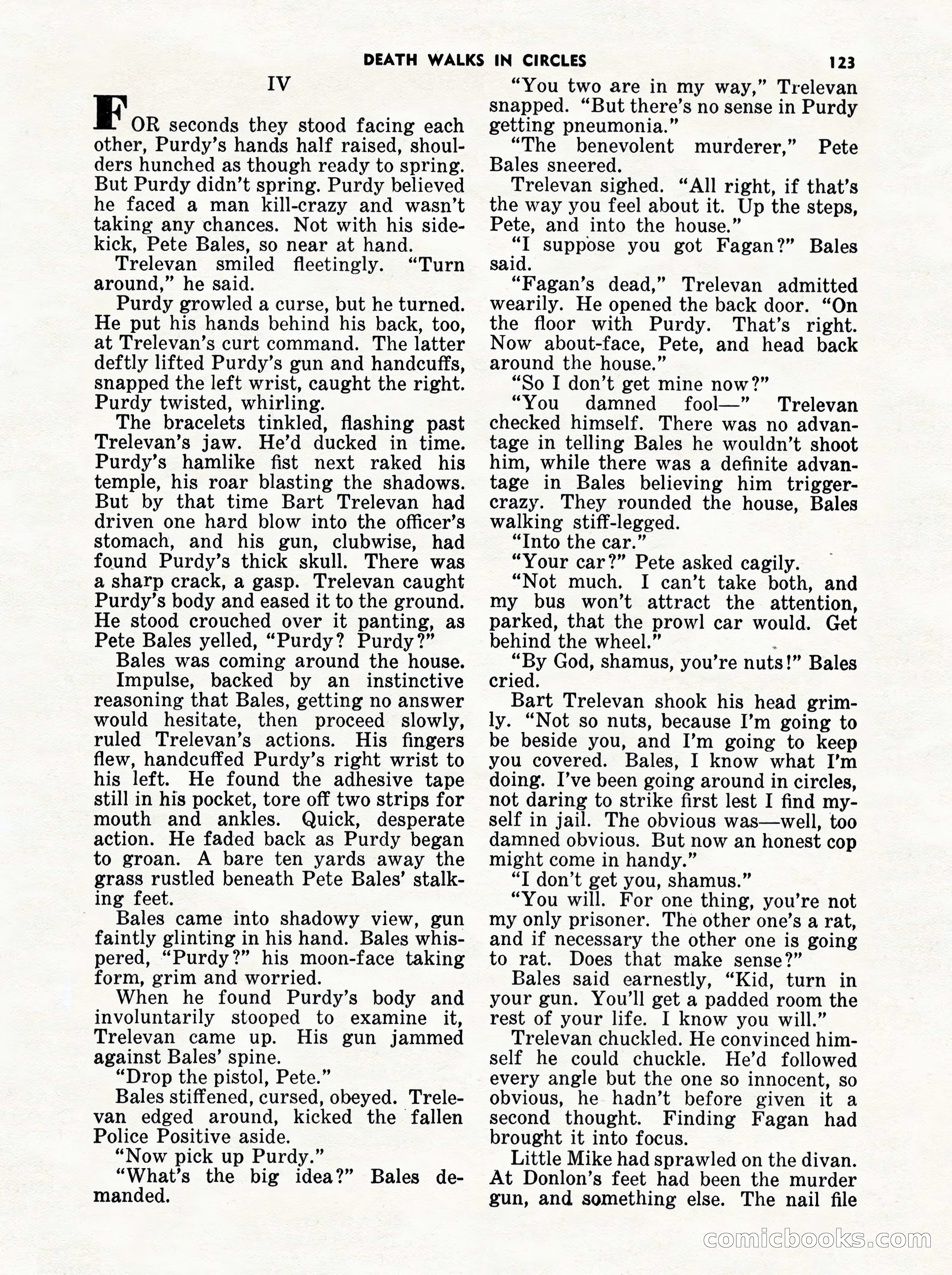 5 Detective Novels Magazine Cover — page 123 of 132