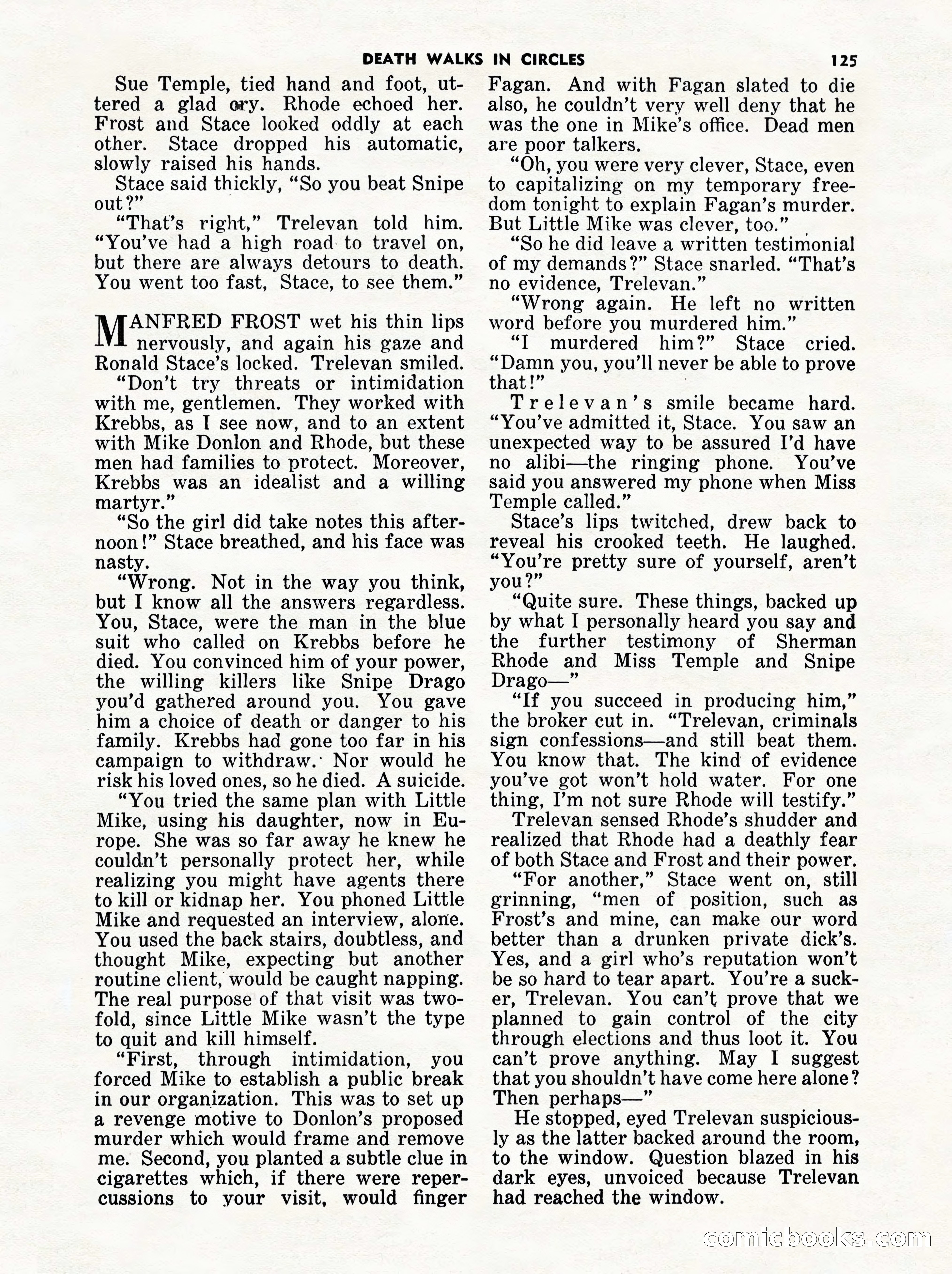 5 Detective Novels Magazine Cover — page 125 of 132