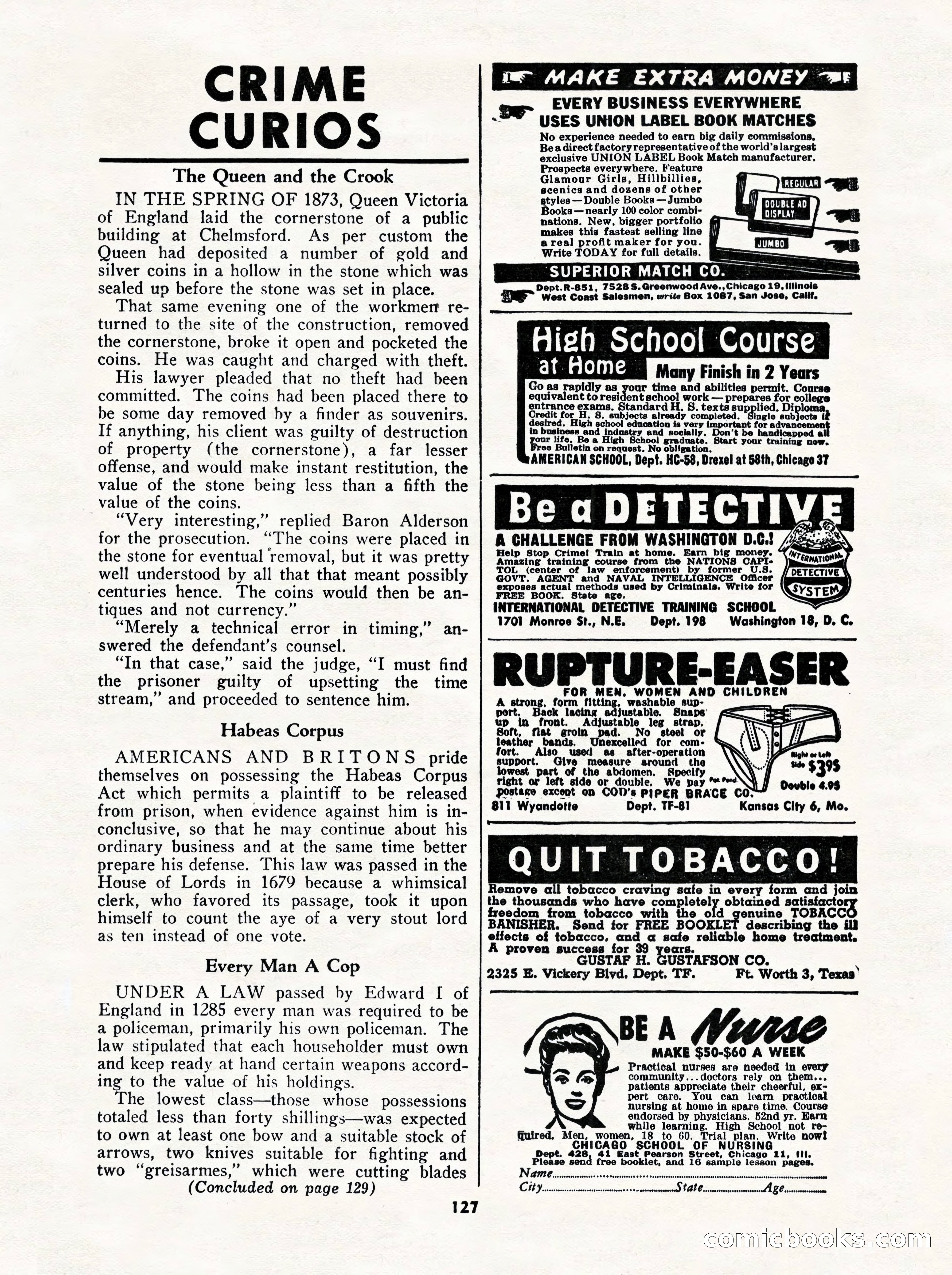 5 Detective Novels Magazine Cover — page 127 of 132