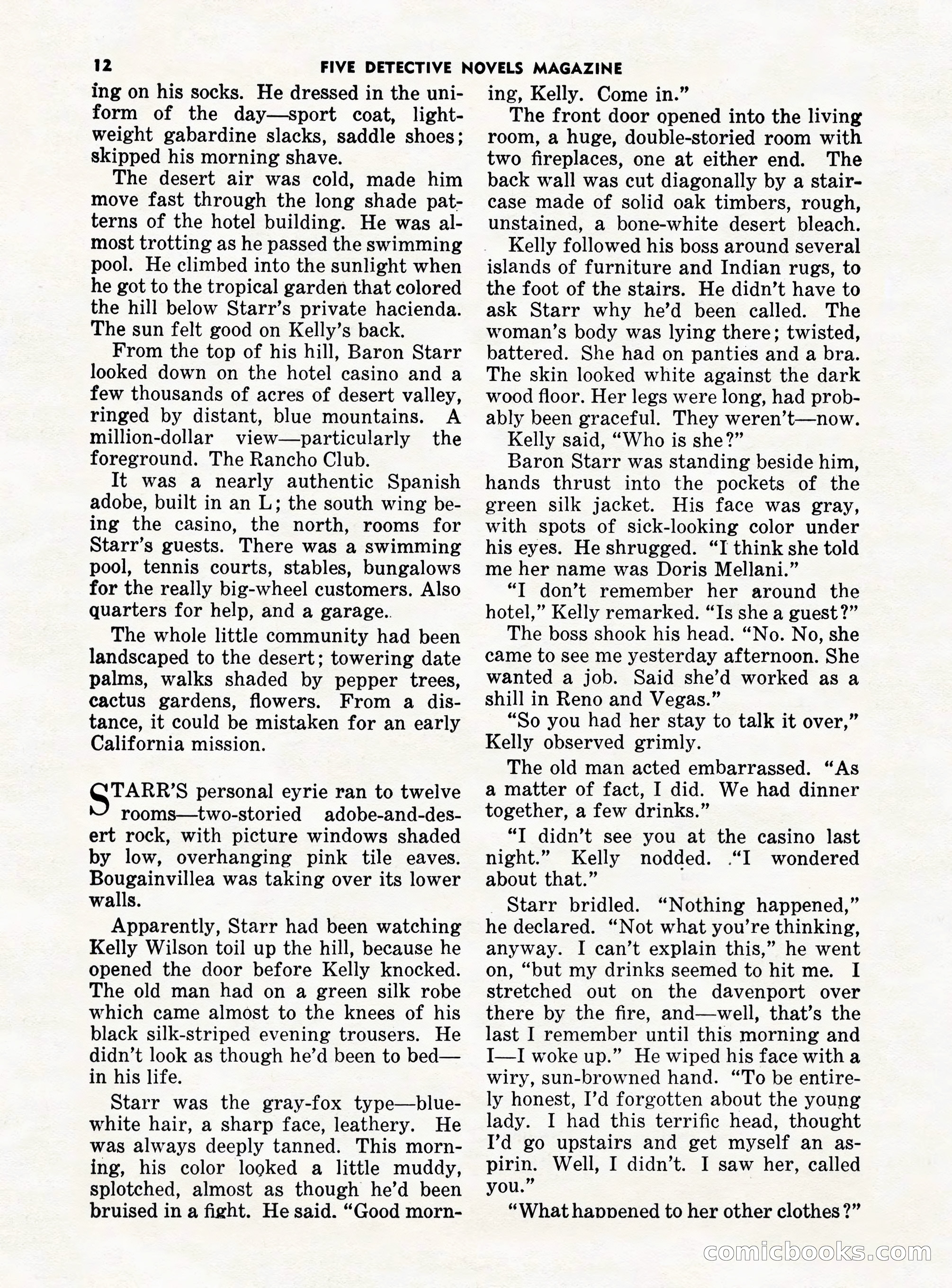 5 Detective Novels Magazine — page 12 of 132