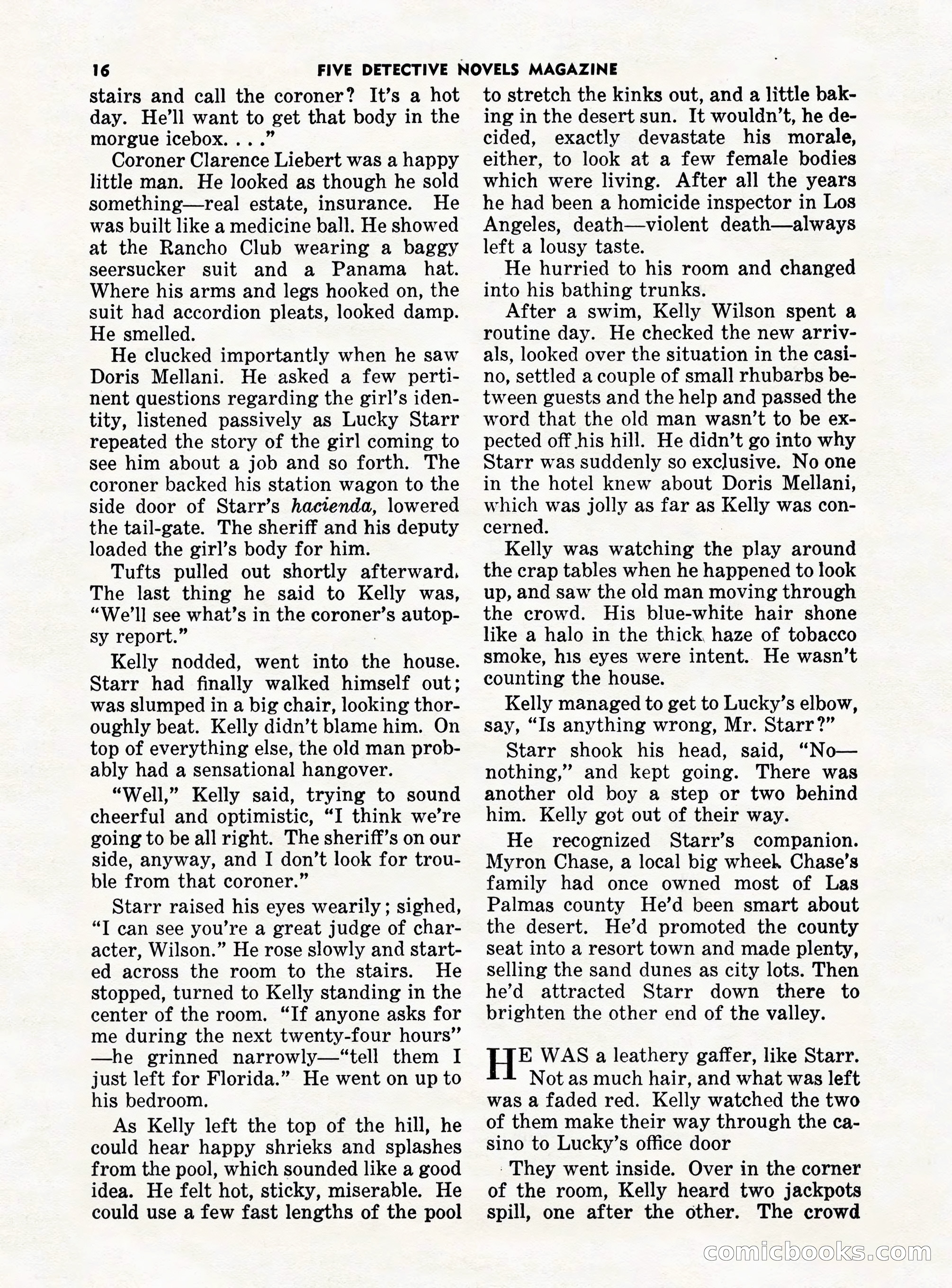 5 Detective Novels Magazine — page 16 of 132