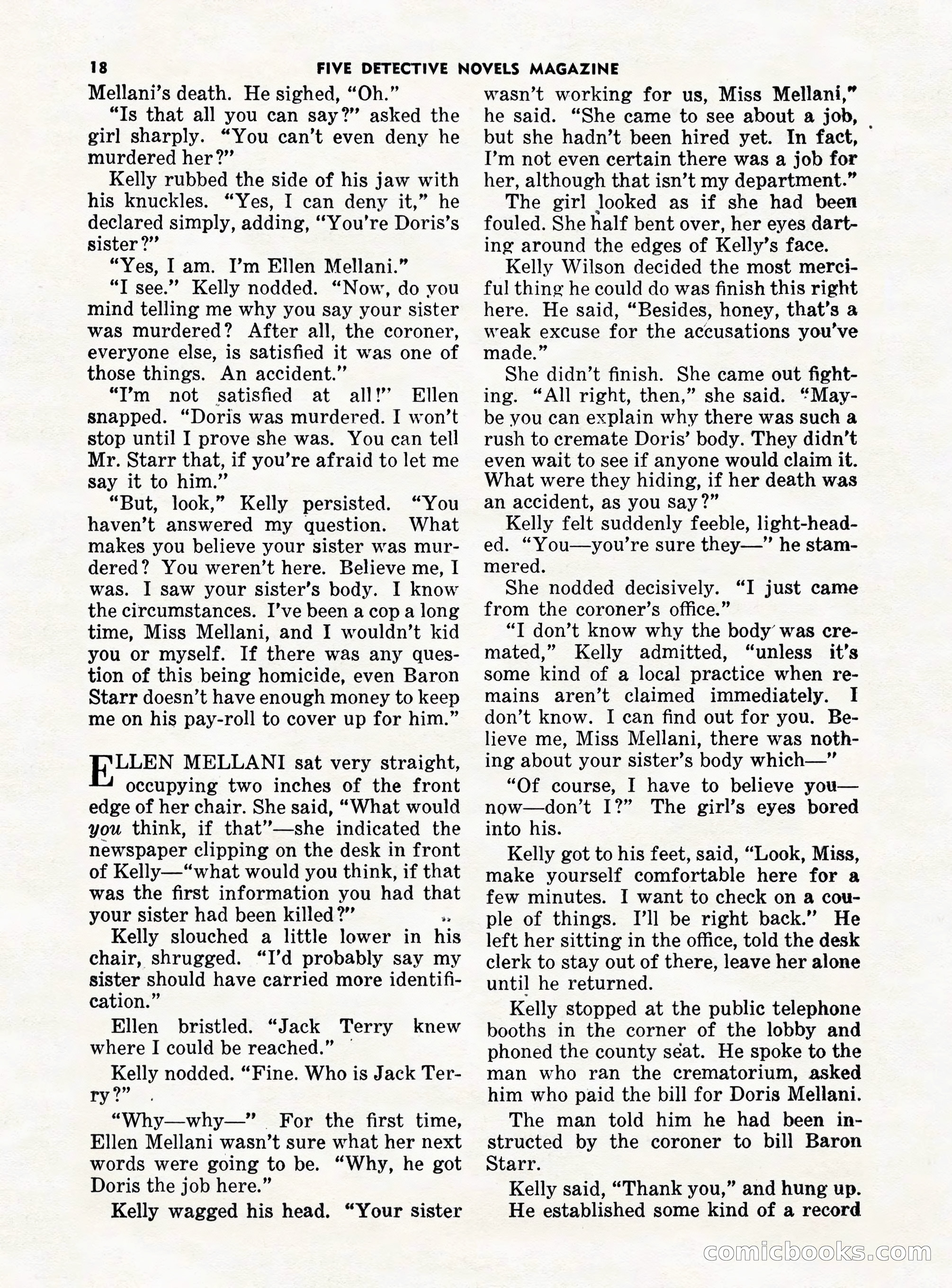 5 Detective Novels Magazine — page 18 of 132