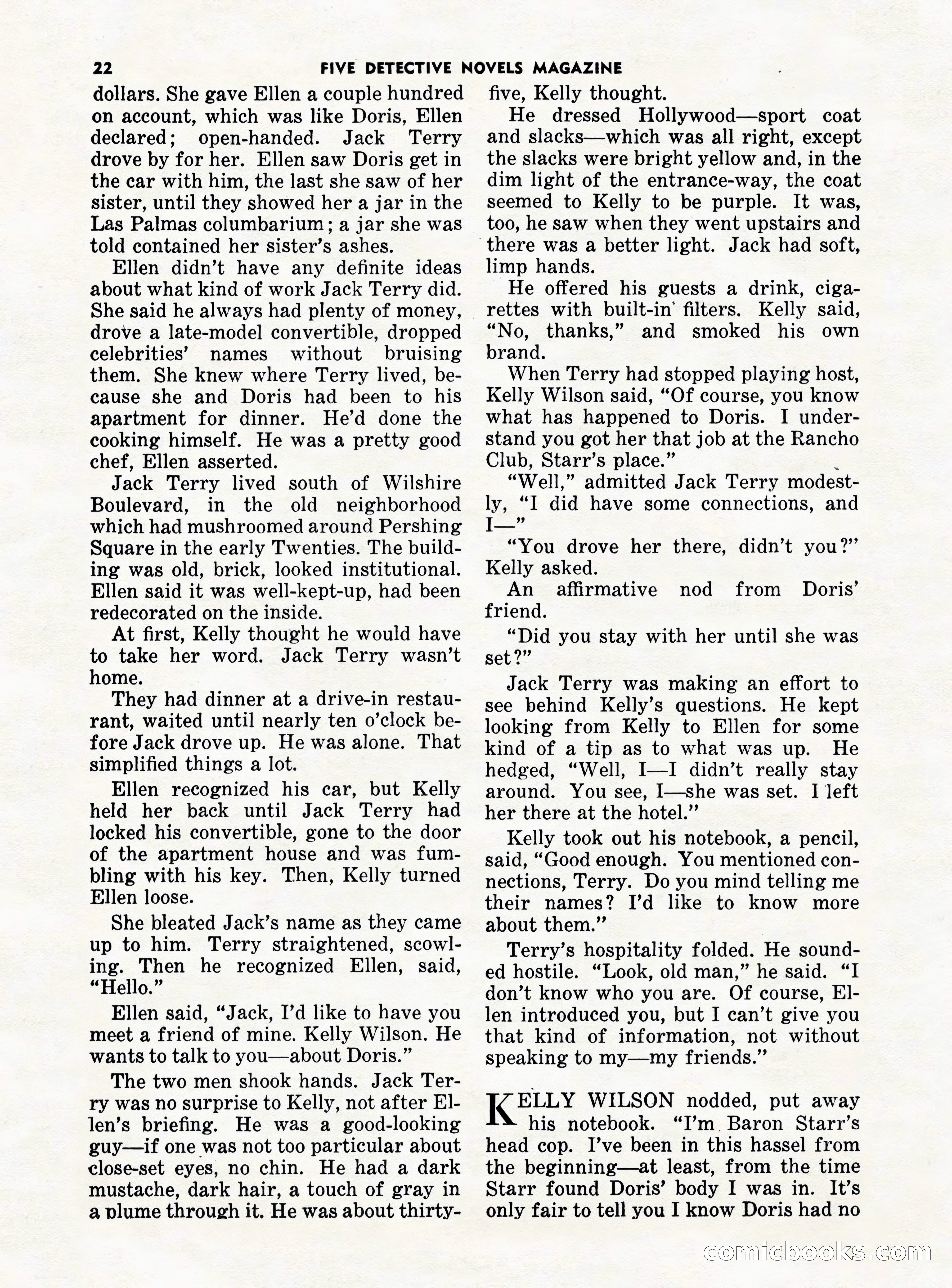 5 Detective Novels Magazine — page 22 of 132