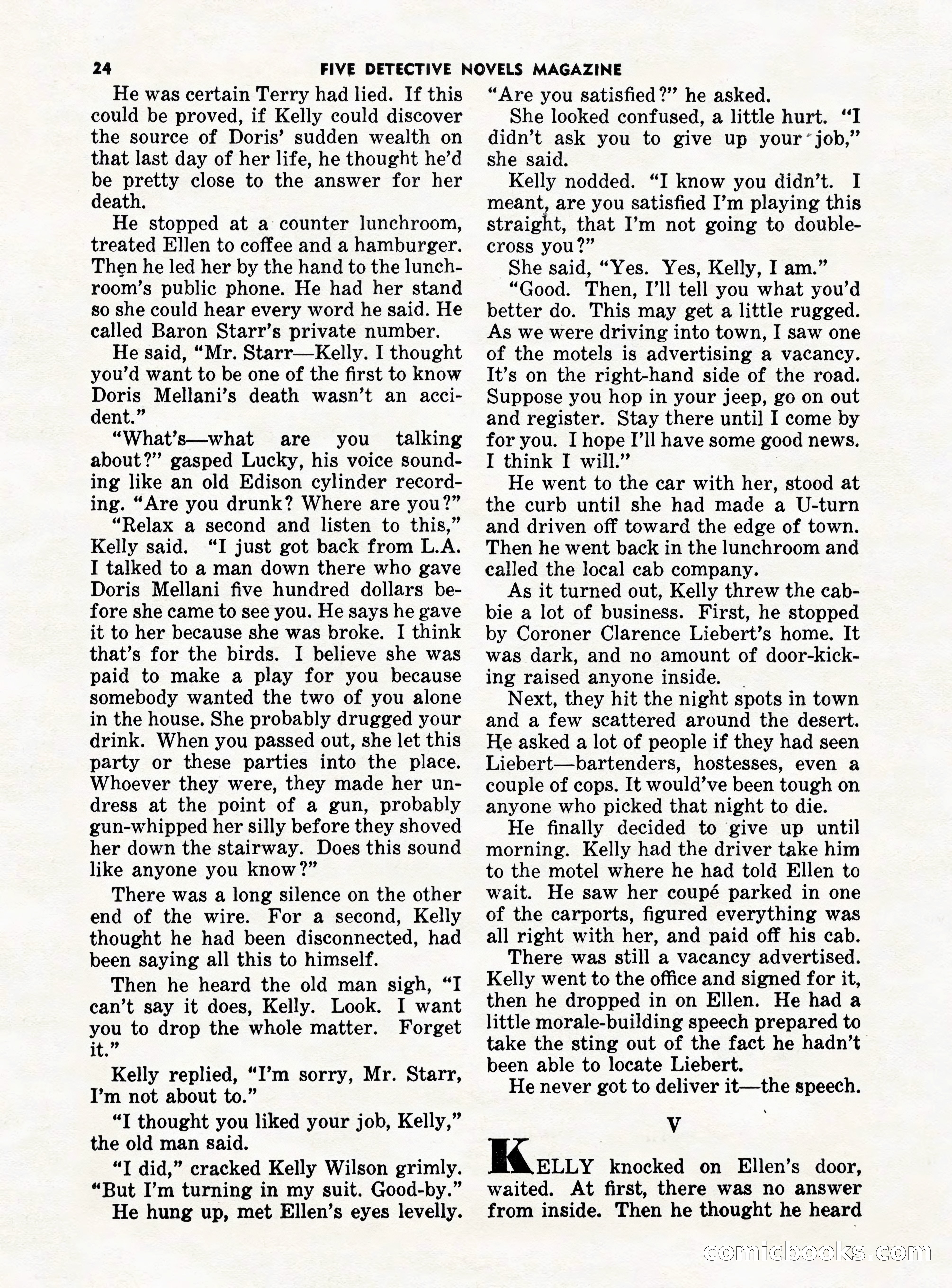5 Detective Novels Magazine — page 24 of 132