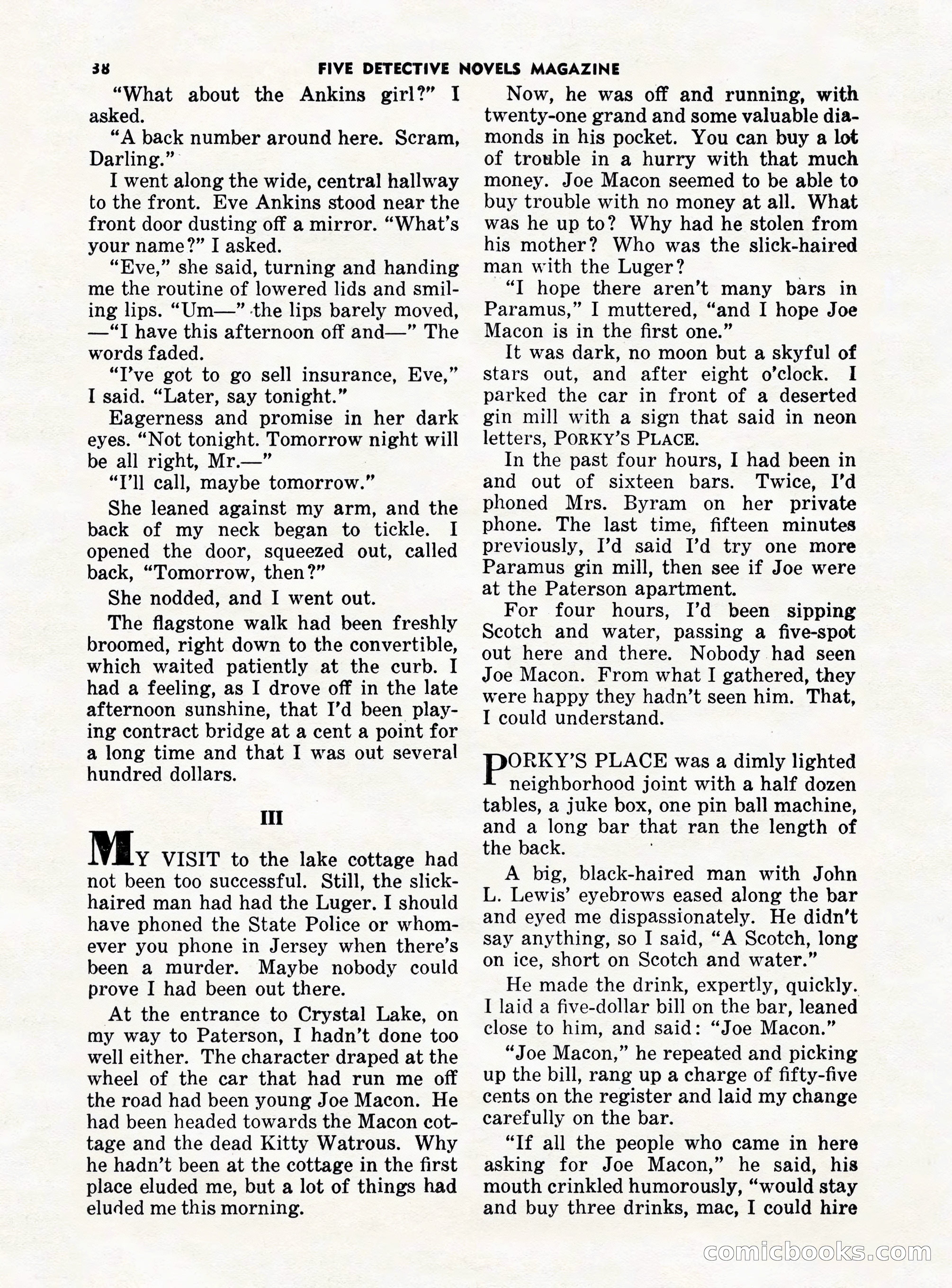 5 Detective Novels Magazine — page 38 of 132