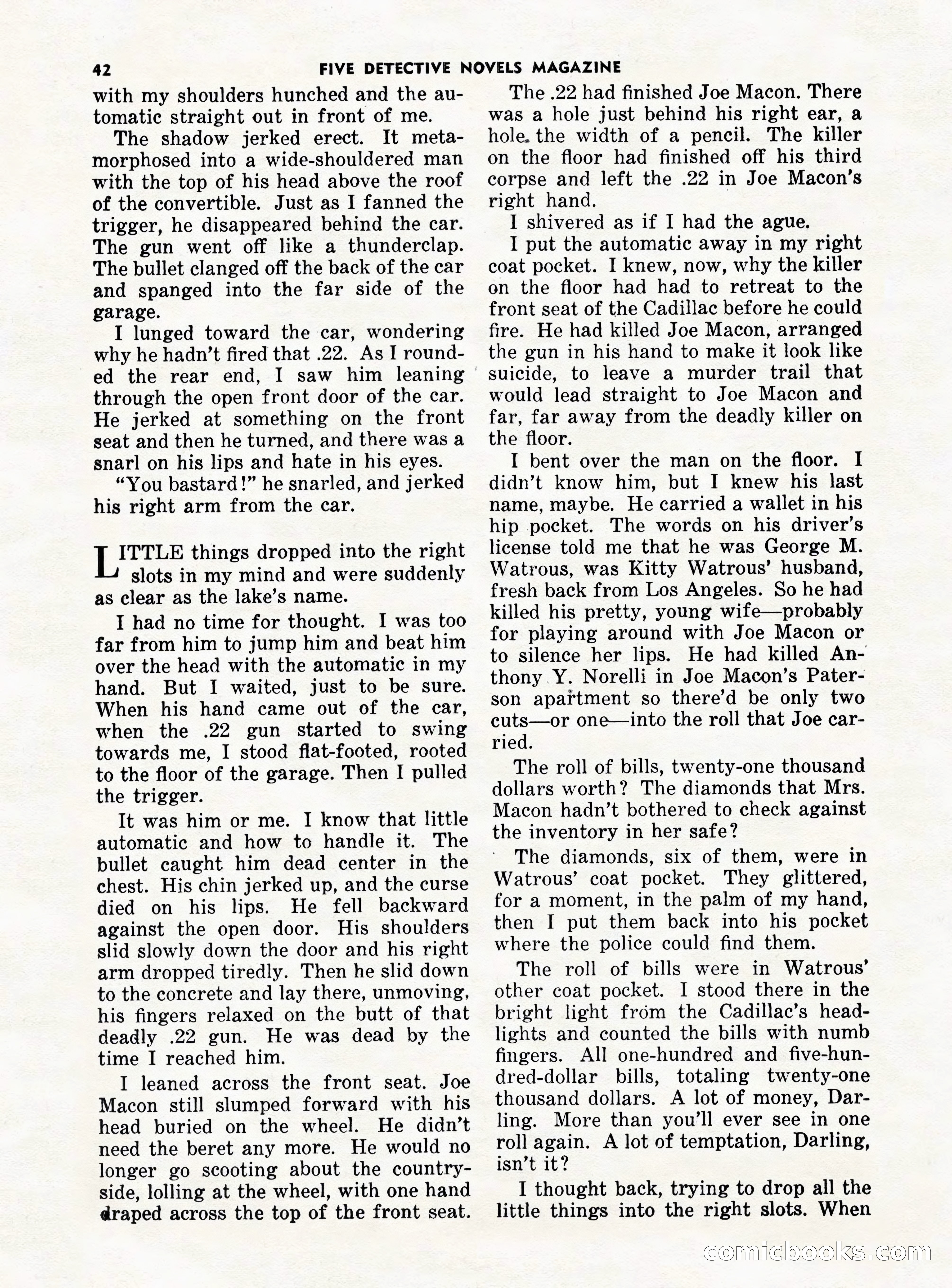 5 Detective Novels Magazine — page 42 of 132