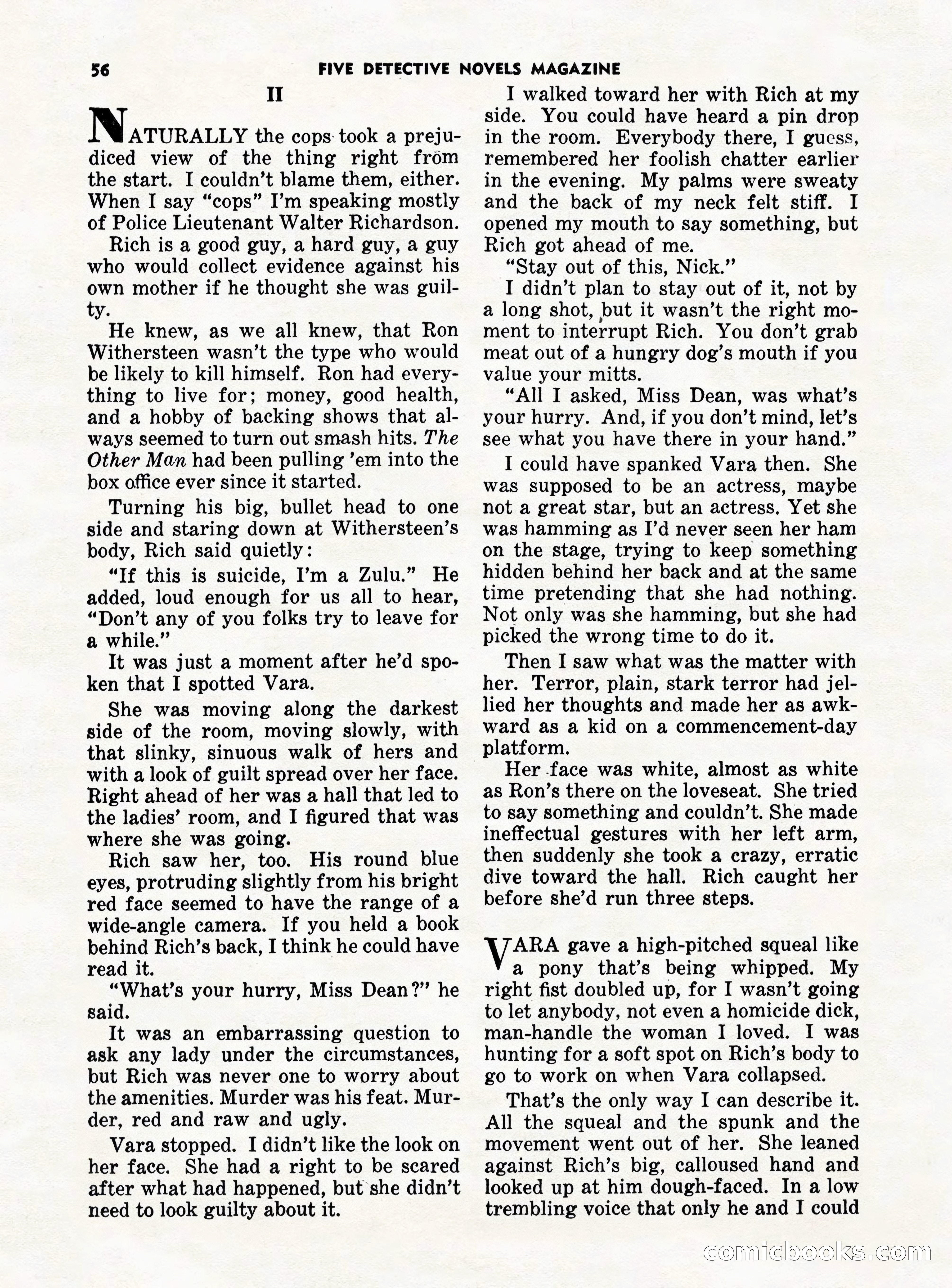 5 Detective Novels Magazine — page 56 of 132