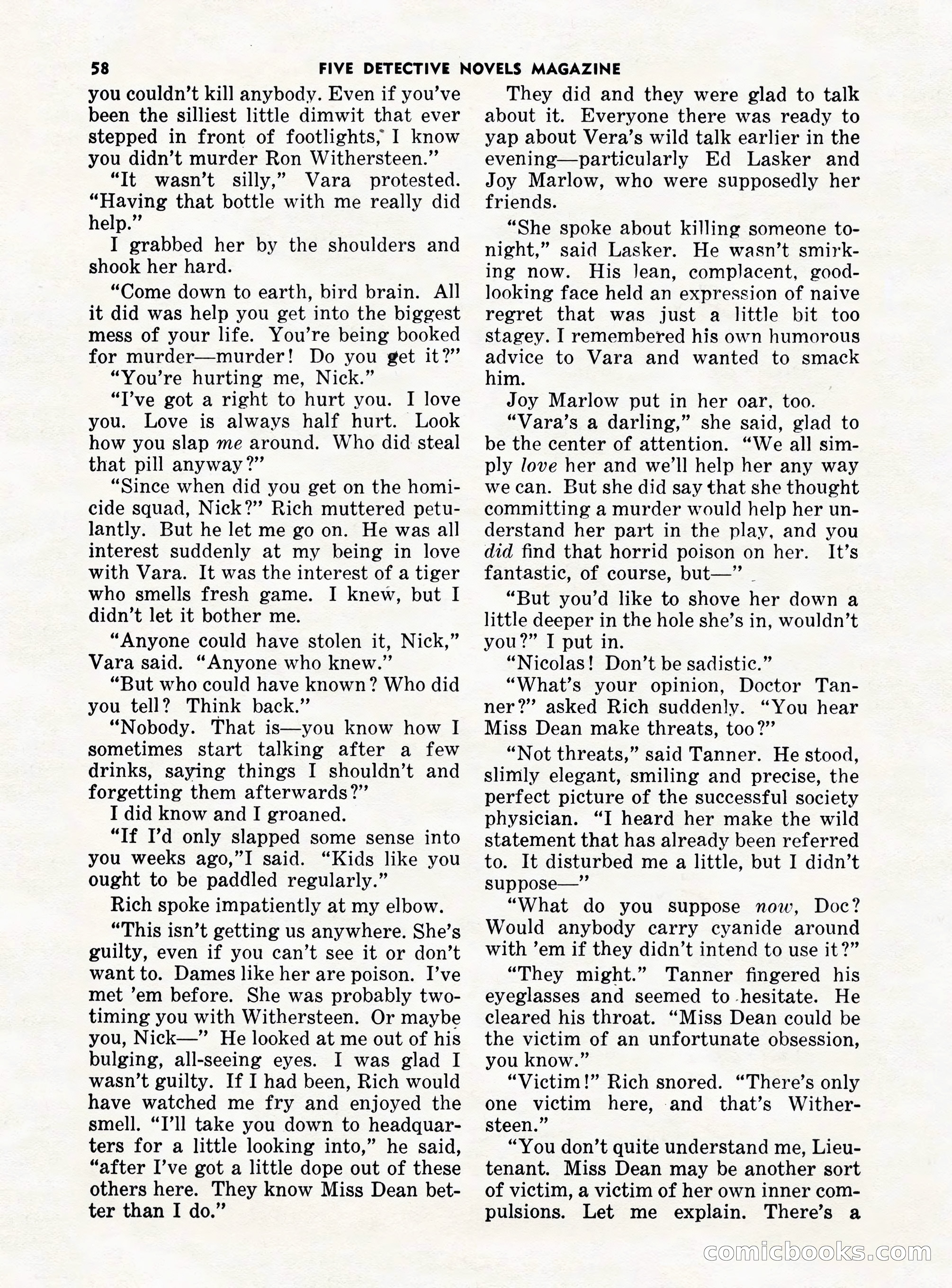 5 Detective Novels Magazine — page 58 of 132