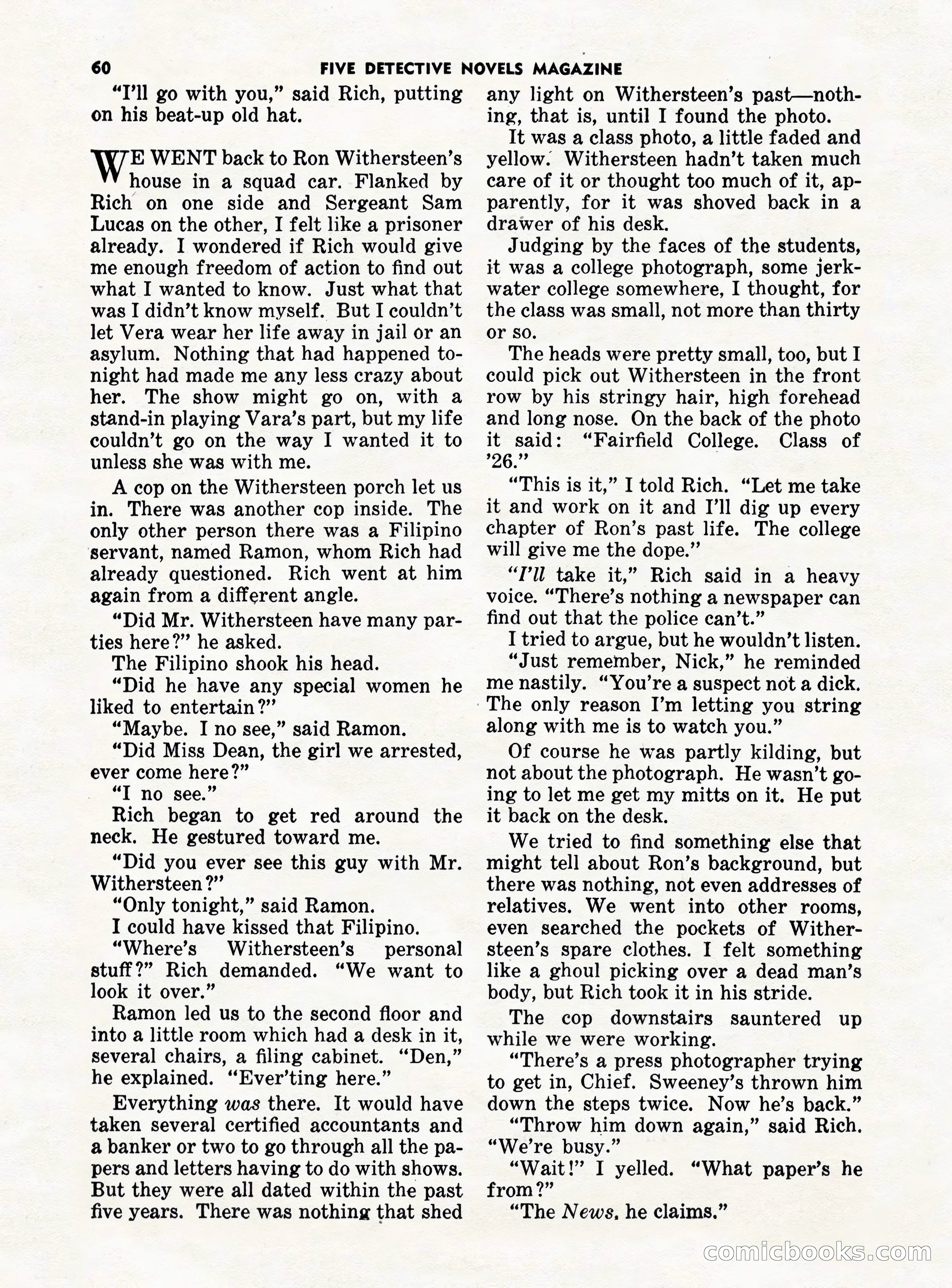 5 Detective Novels Magazine — page 60 of 132