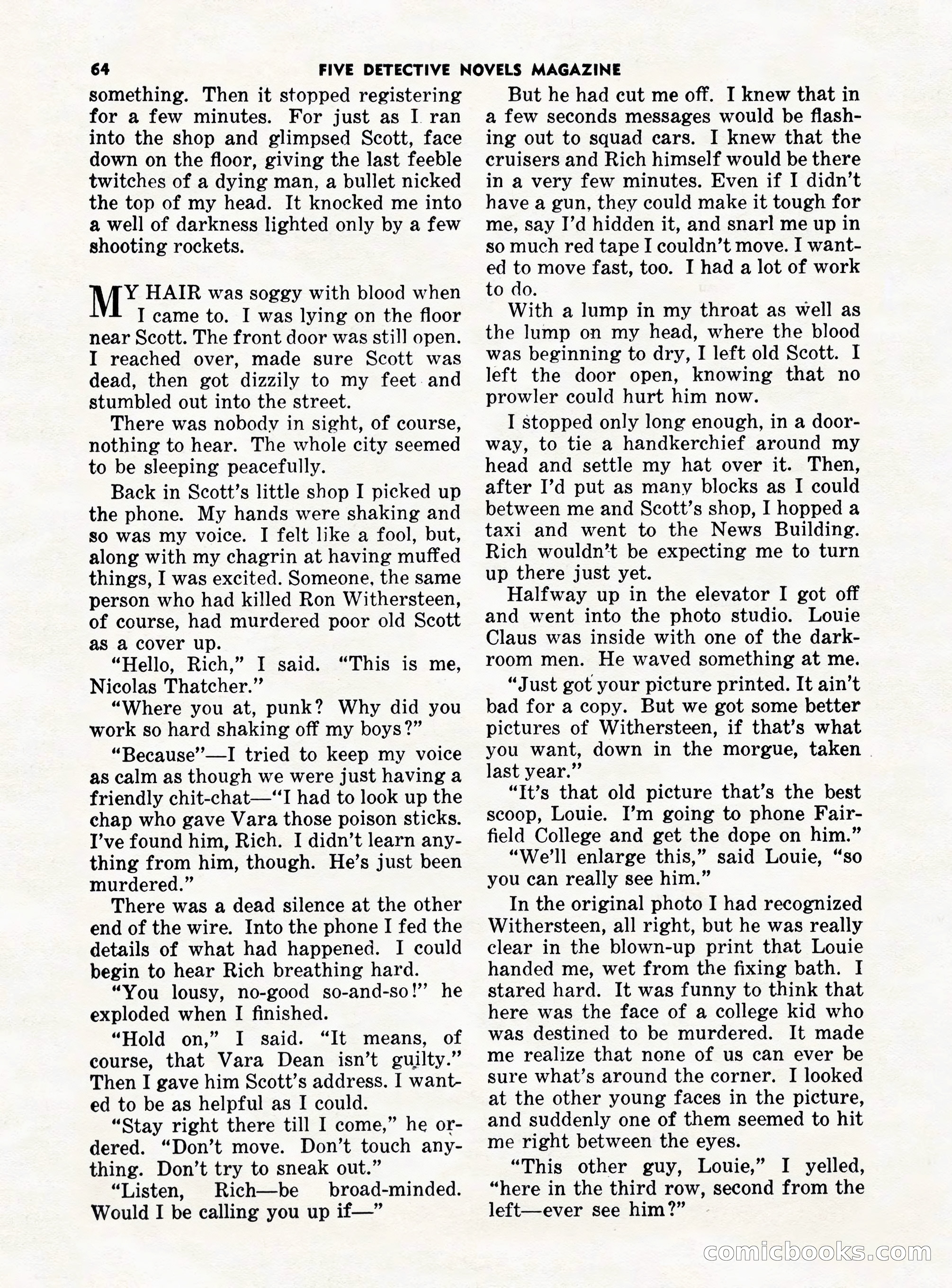 5 Detective Novels Magazine — page 64 of 132