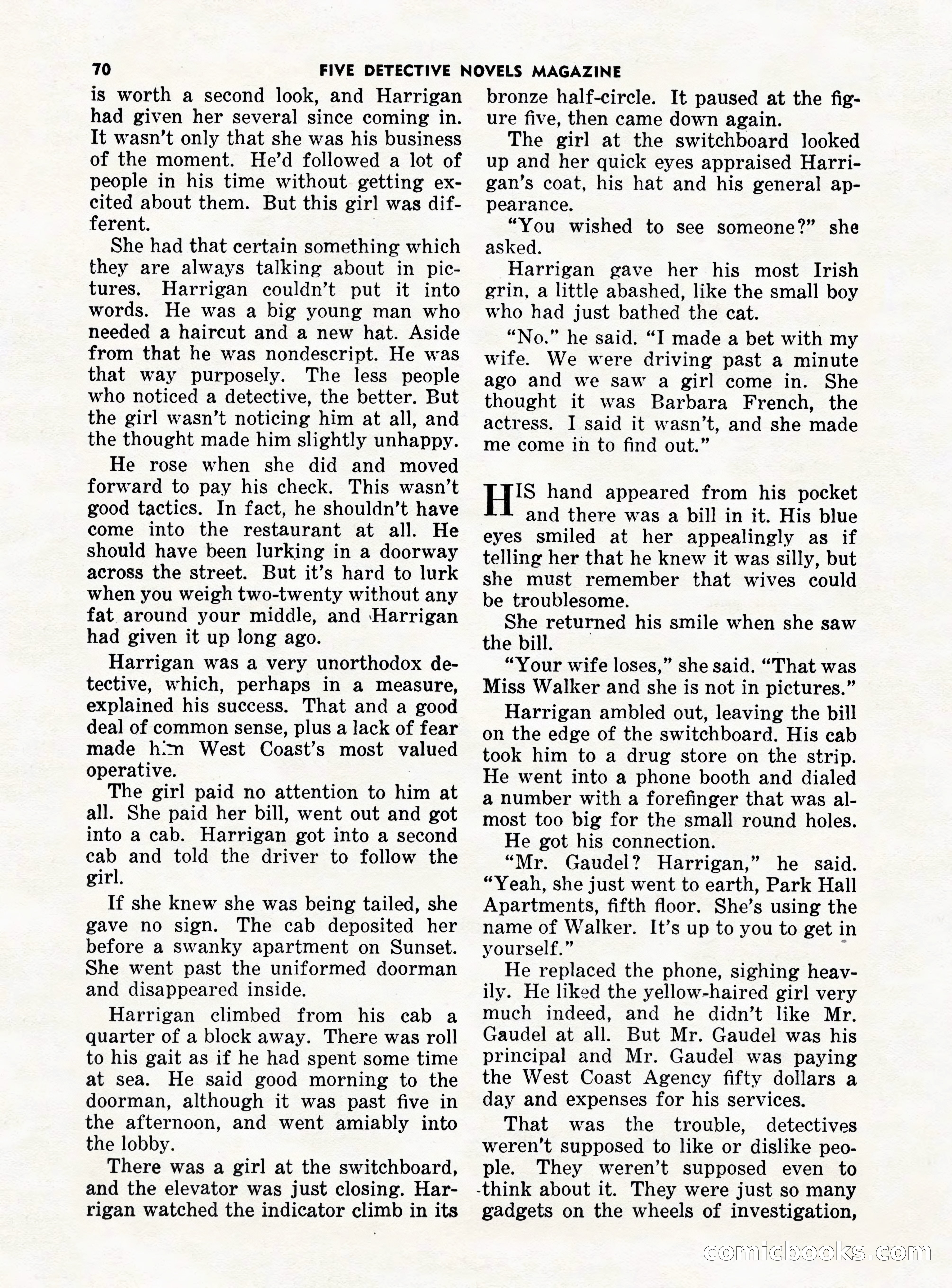 5 Detective Novels Magazine — page 70 of 132