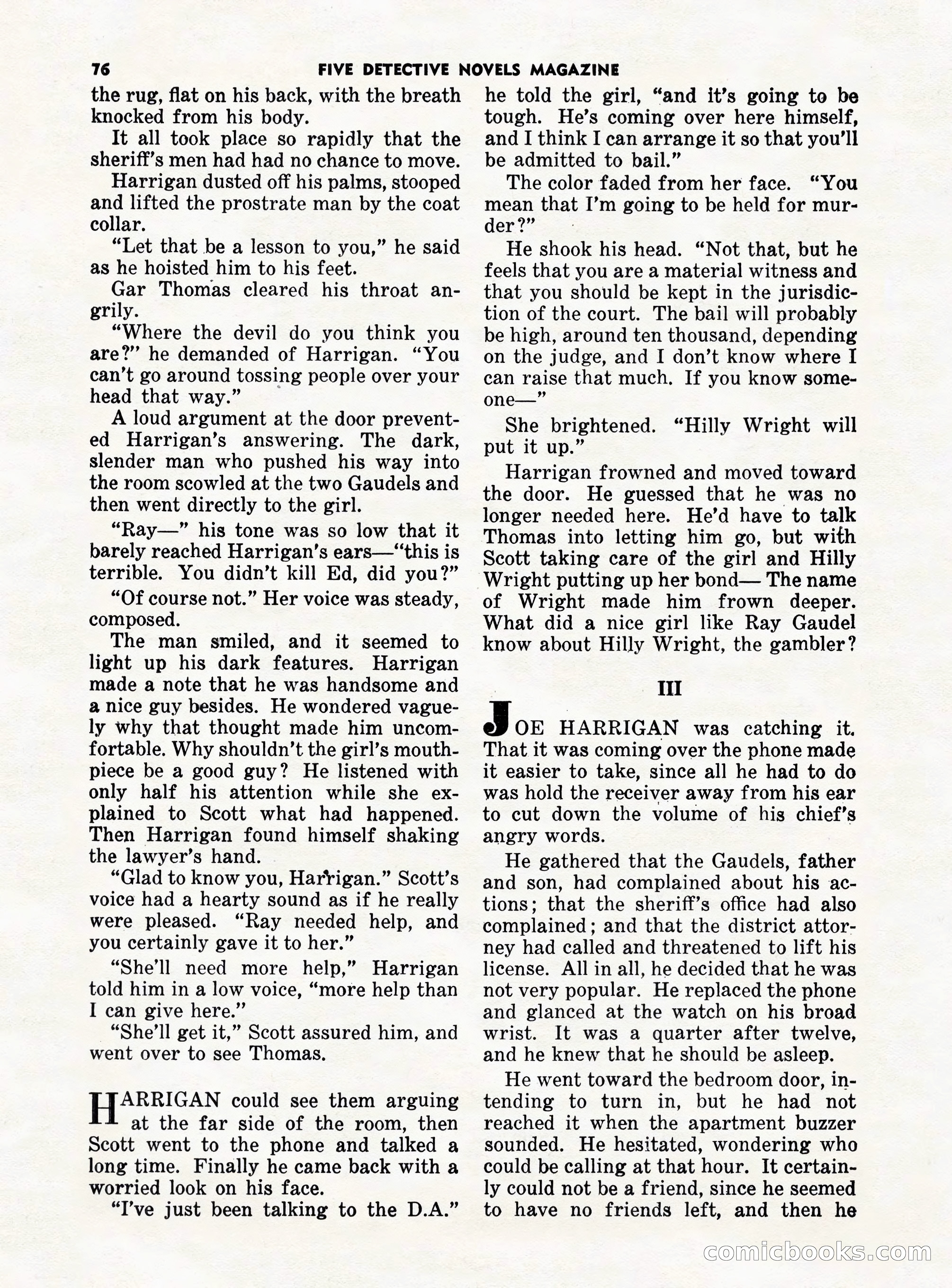 5 Detective Novels Magazine — page 76 of 132