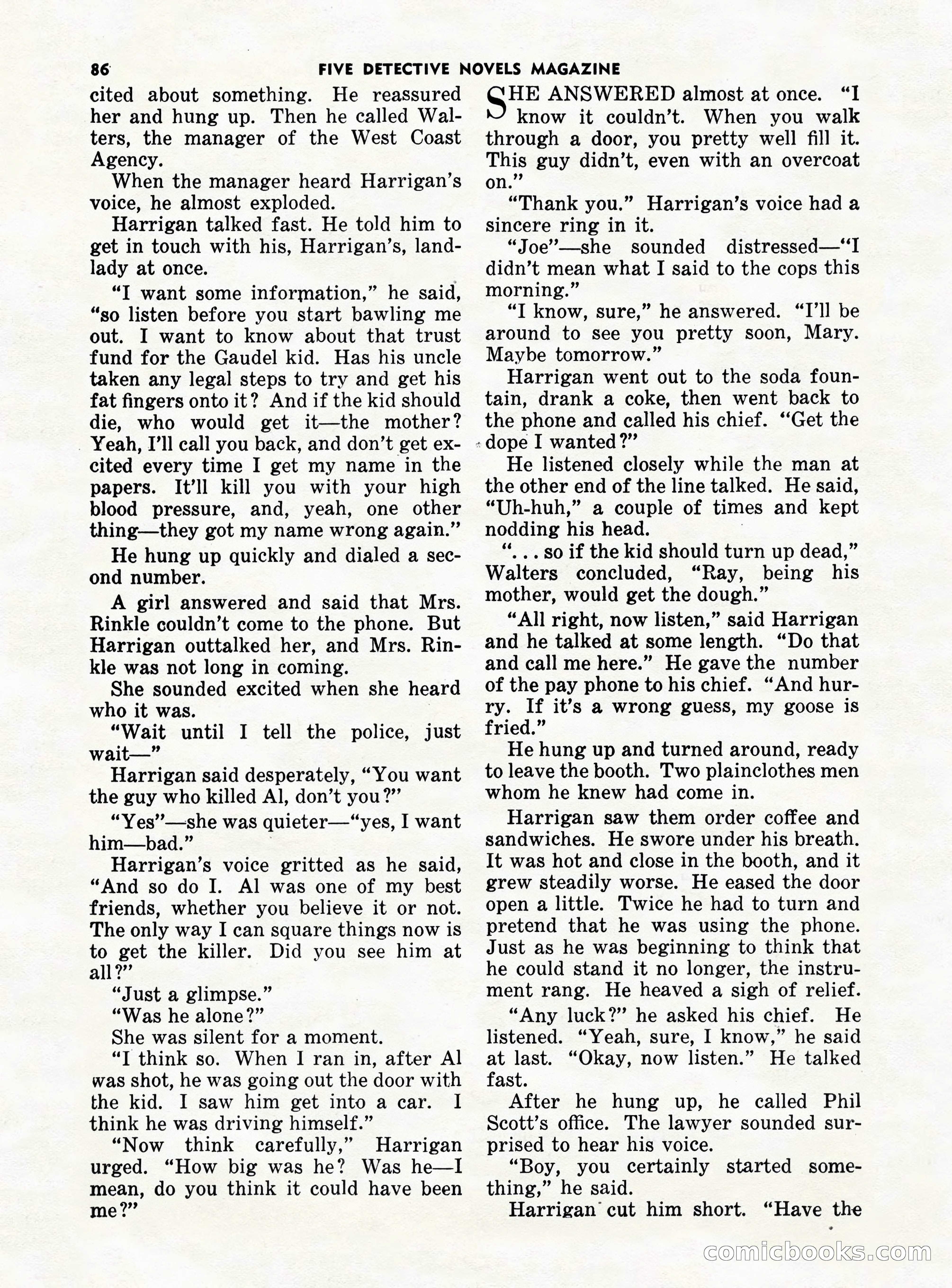 5 Detective Novels Magazine — page 86 of 132