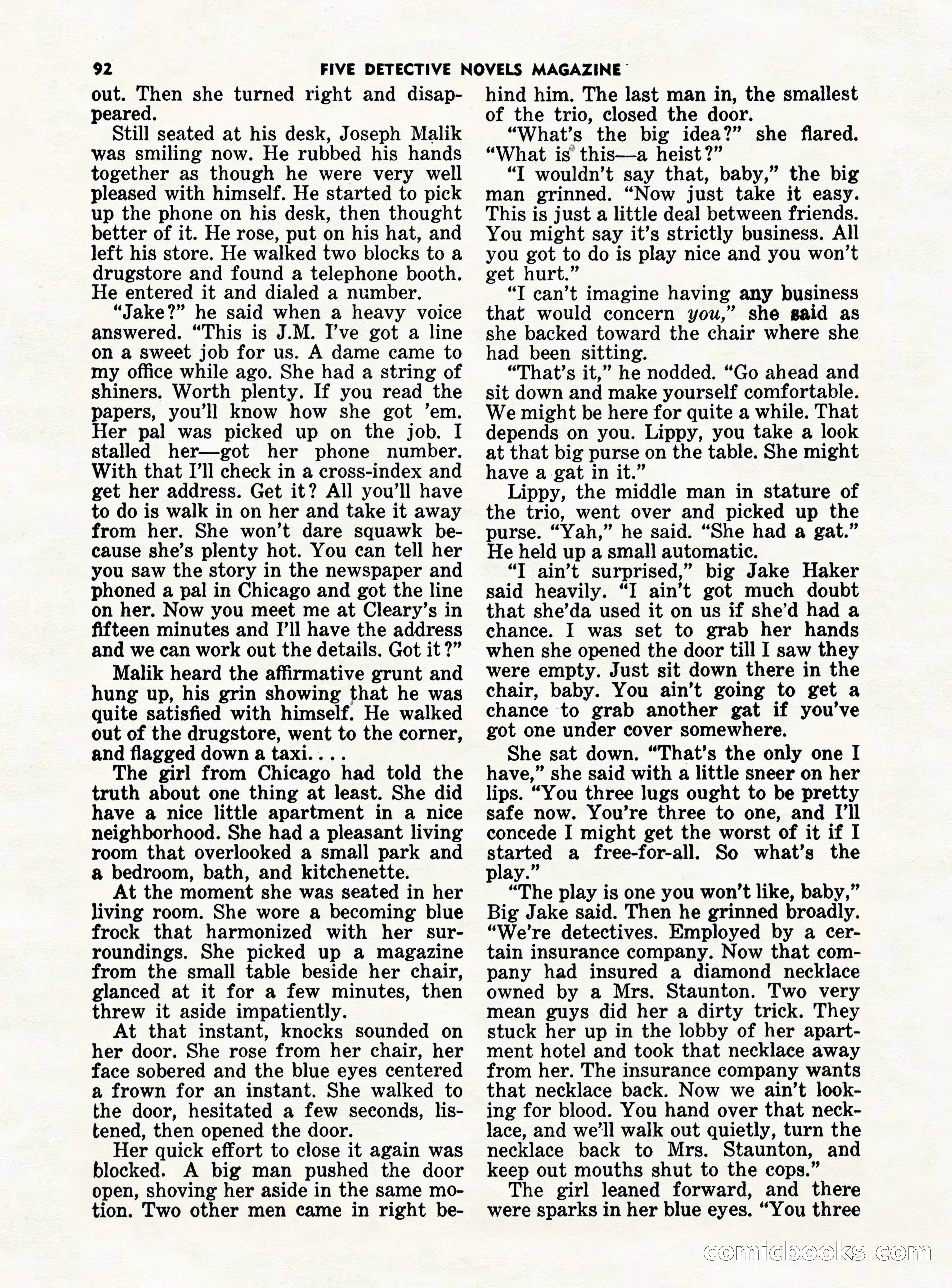 5 Detective Novels Magazine — page 92 of 132