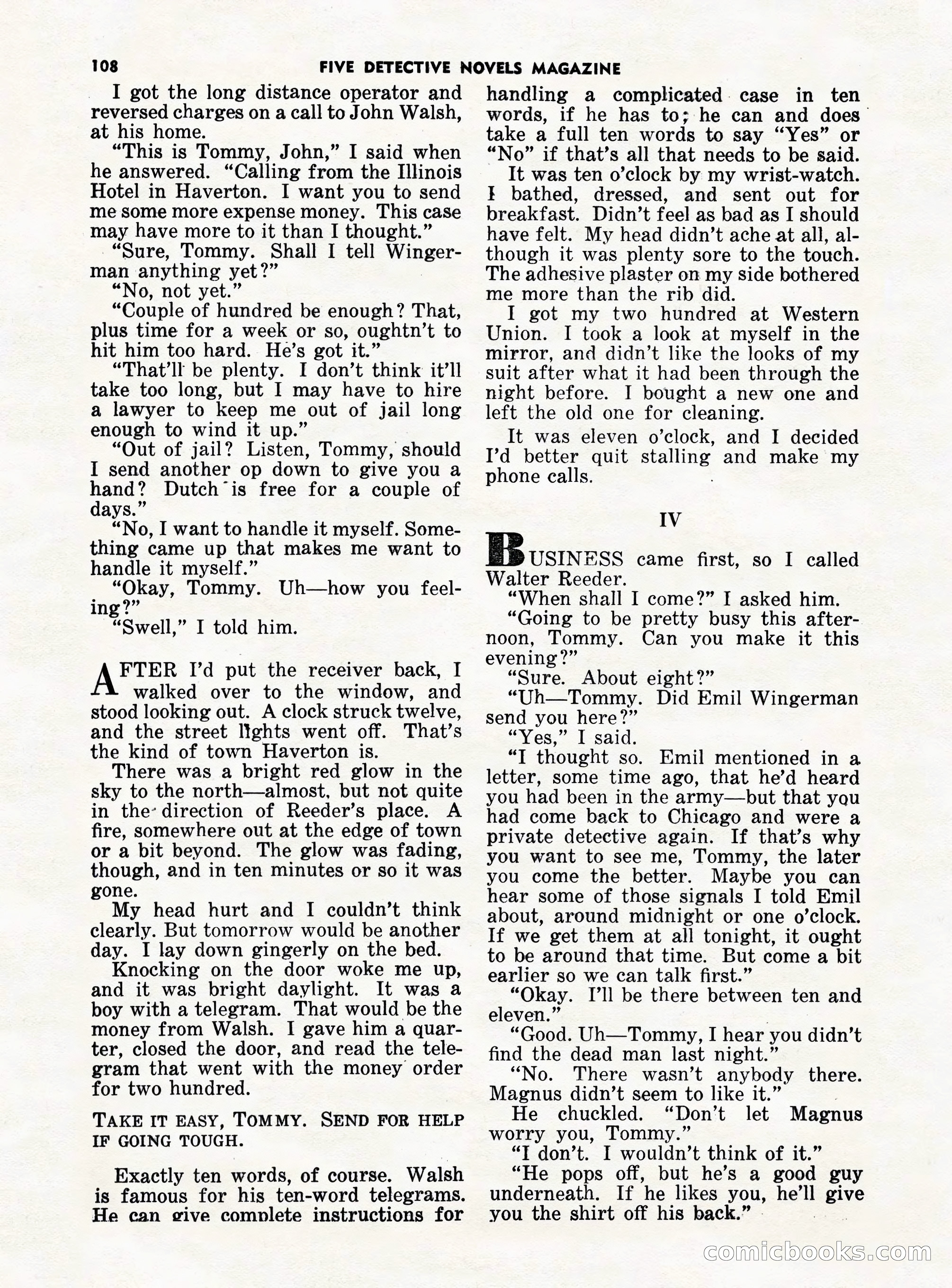 5 Detective Novels Magazine — page 108 of 132