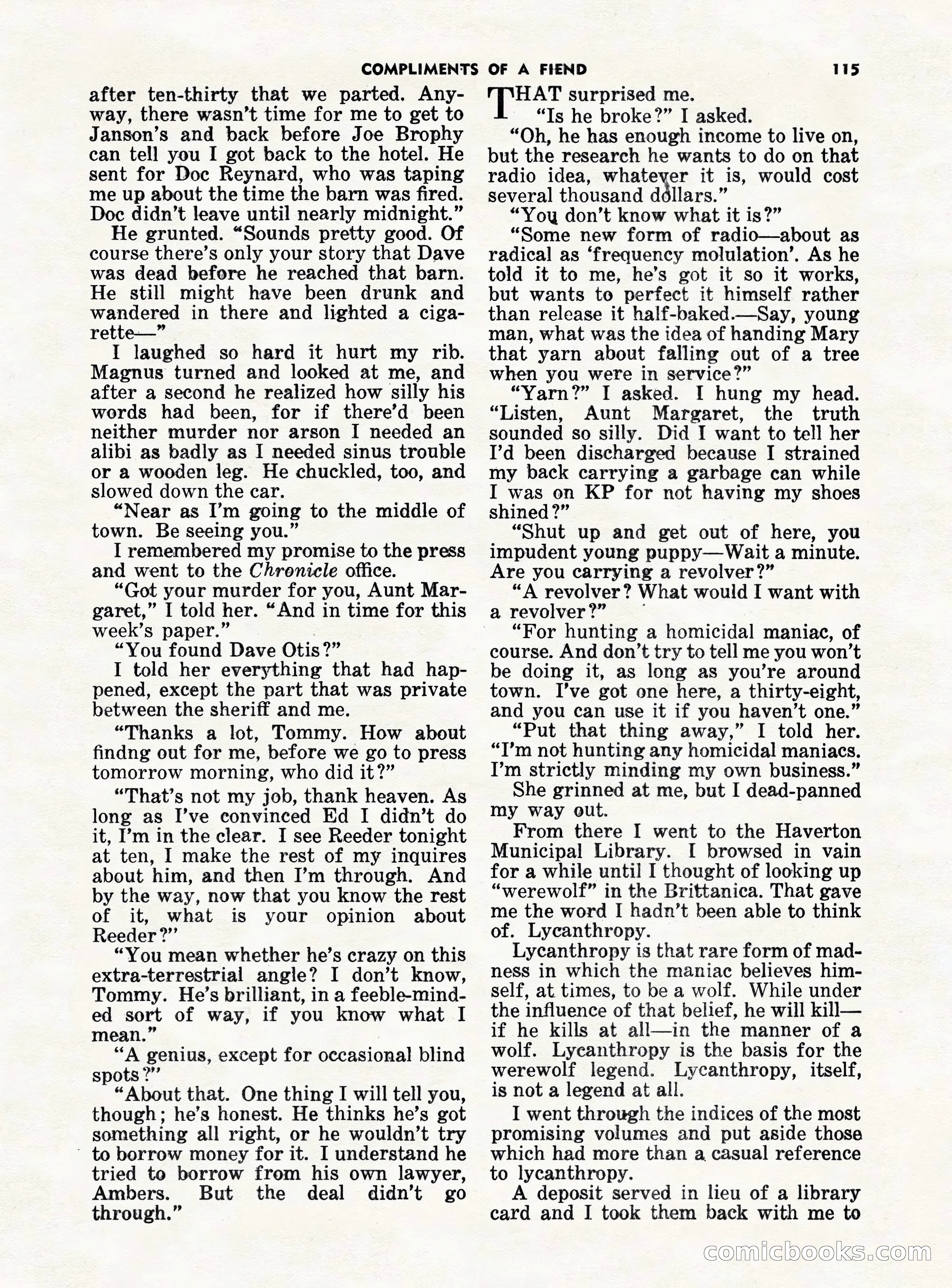 5 Detective Novels Magazine — page 115 of 132