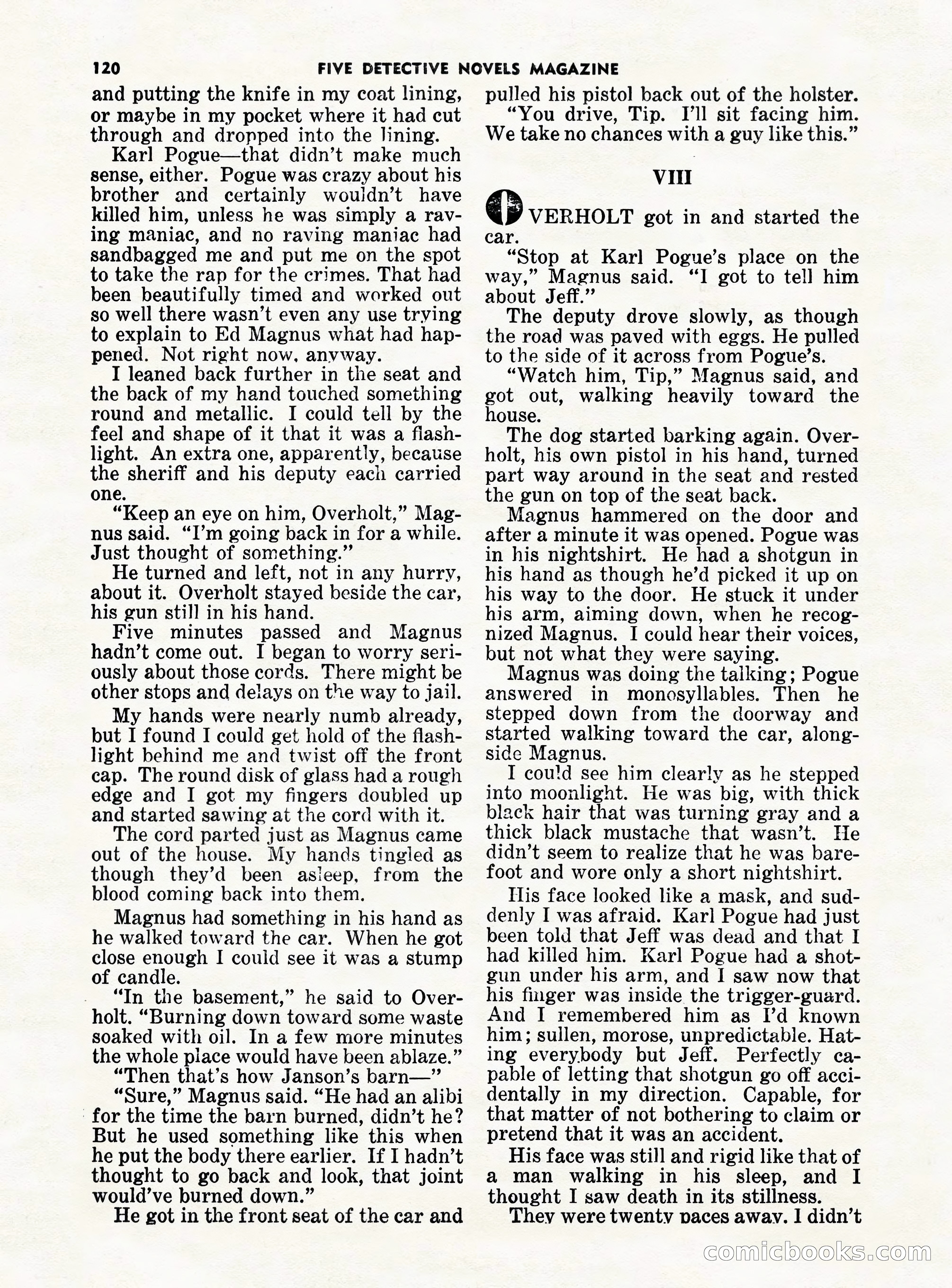 5 Detective Novels Magazine — page 120 of 132